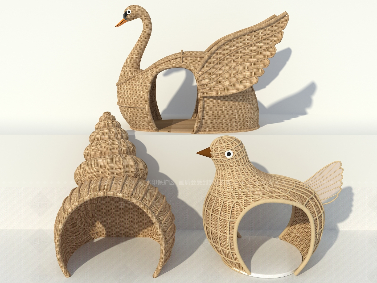 现代亭子SU模型下载【ID:1205608565】