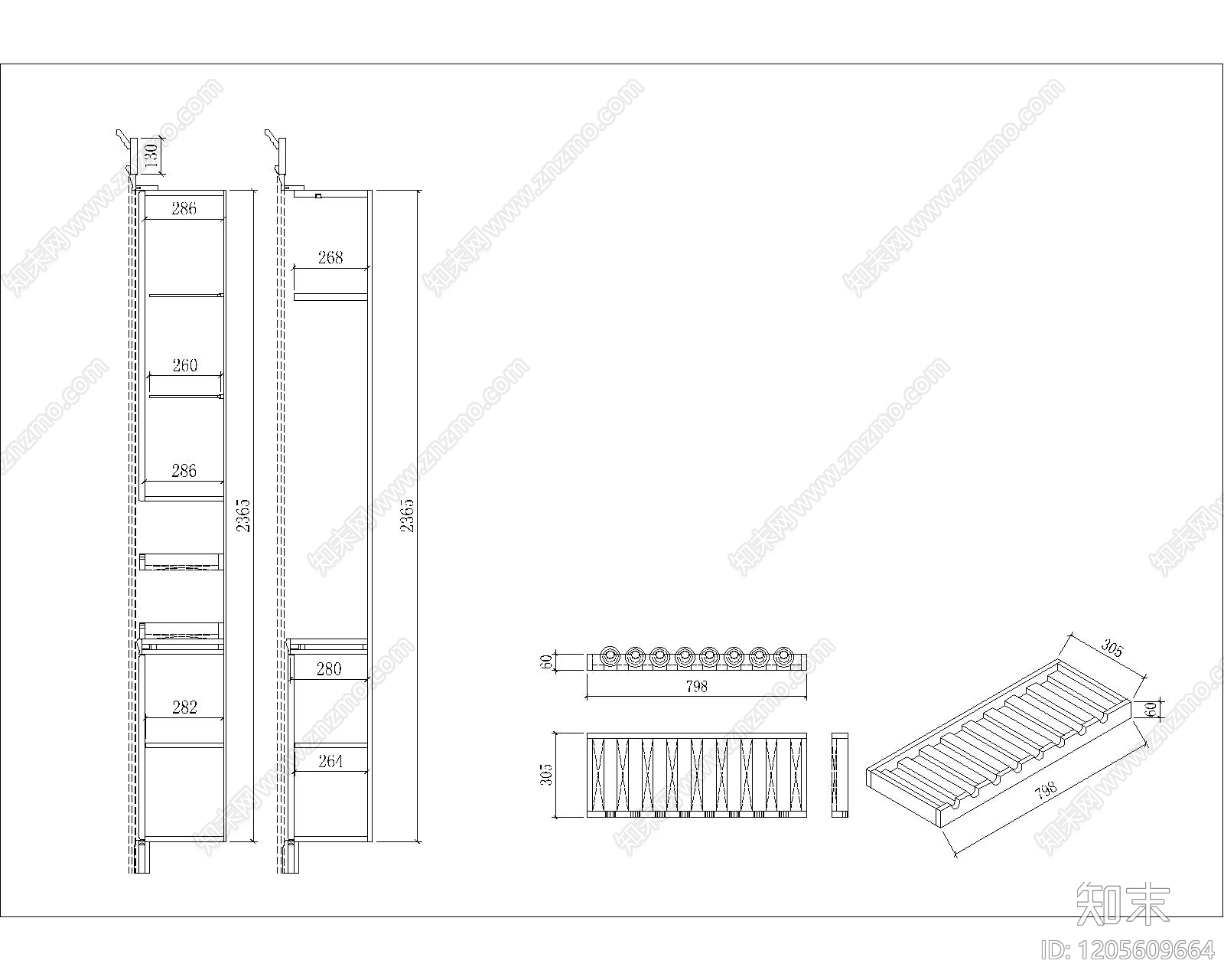 综合家具节点cad施工图下载【ID:1205609664】