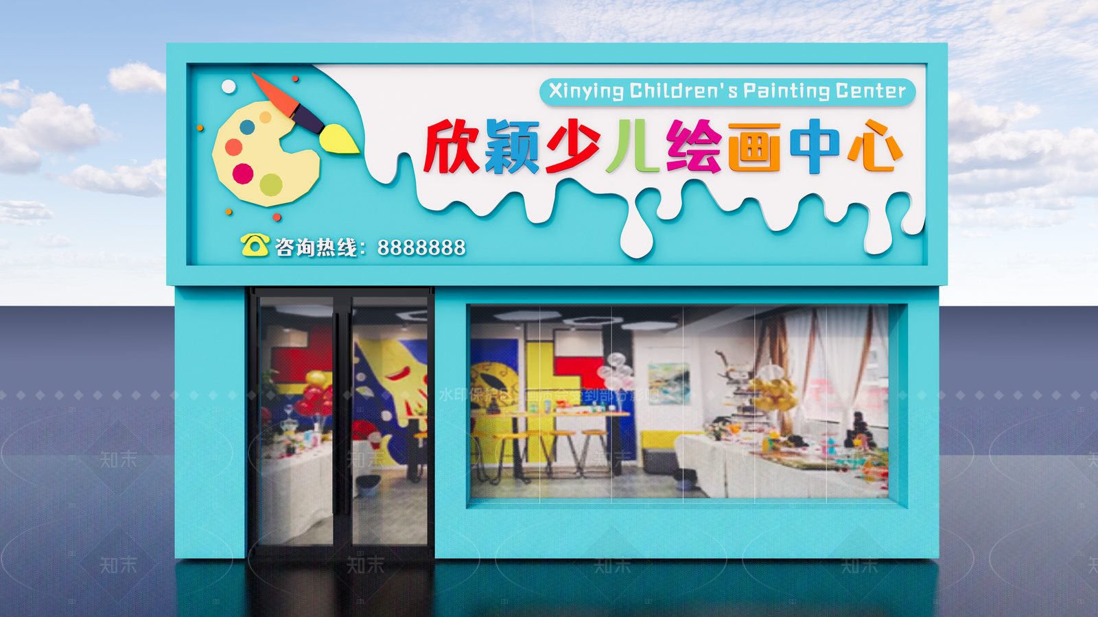 现代其他店铺SU模型下载【ID:1205612096】