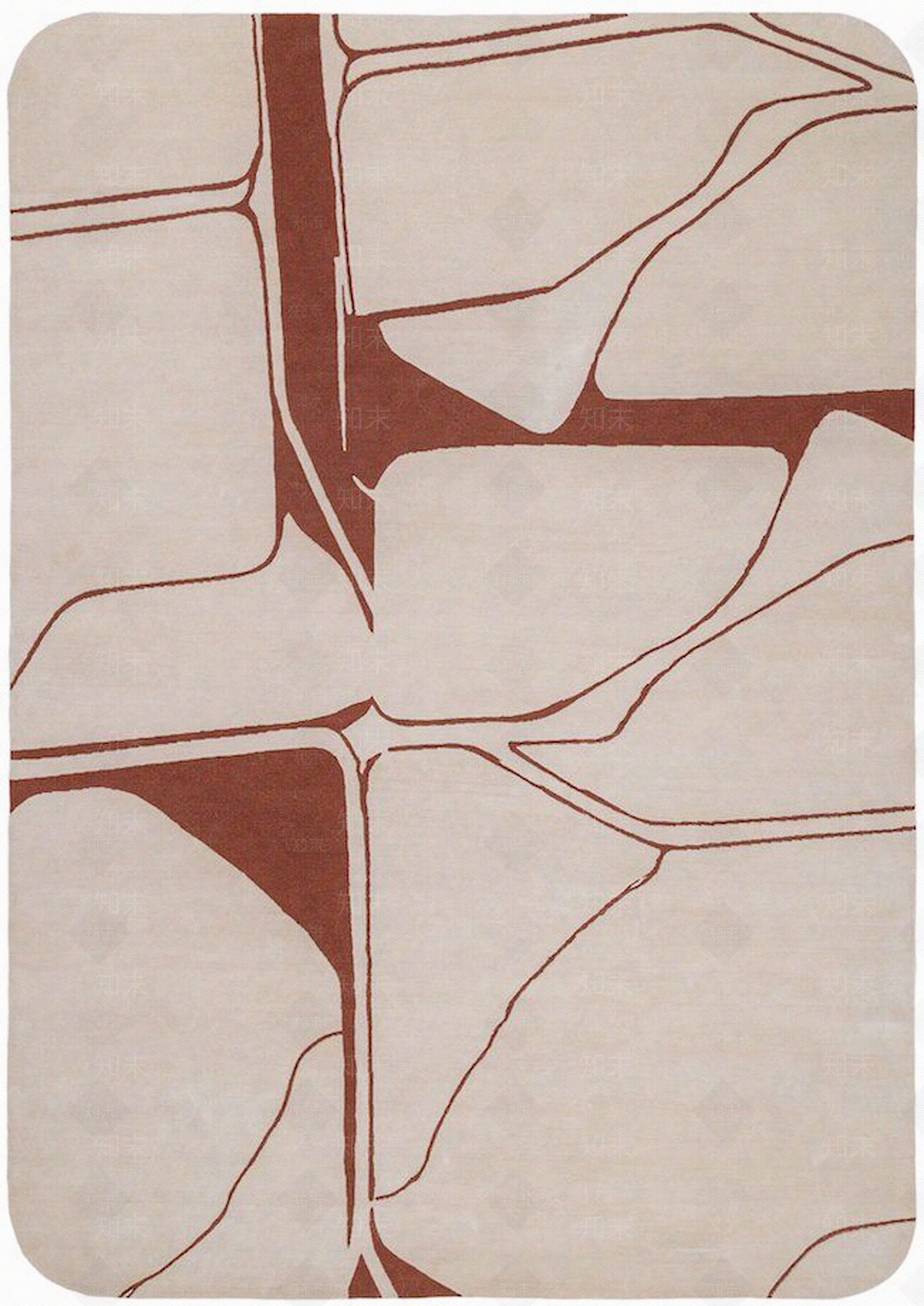 现代复古条纹地毯贴图下载【ID:1205613298】