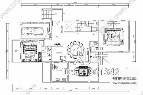 施工图海南低密度海景高端社区新中式风格三层别墅装修图含效果图施工图下载【ID:531981346】