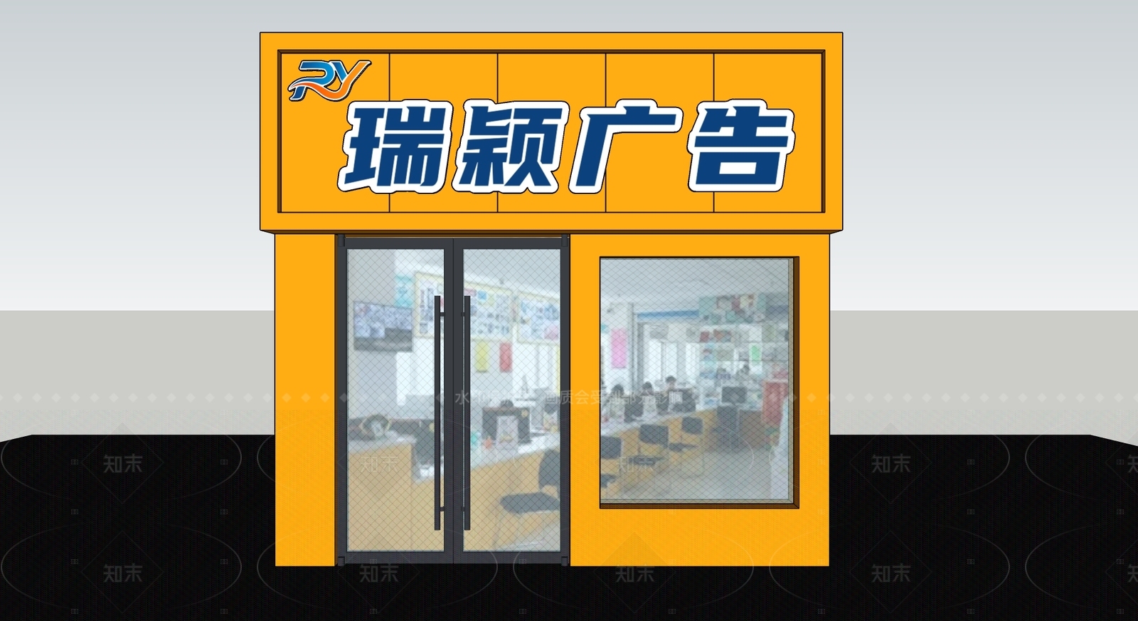 现代其他店铺SU模型下载【ID:1205614337】