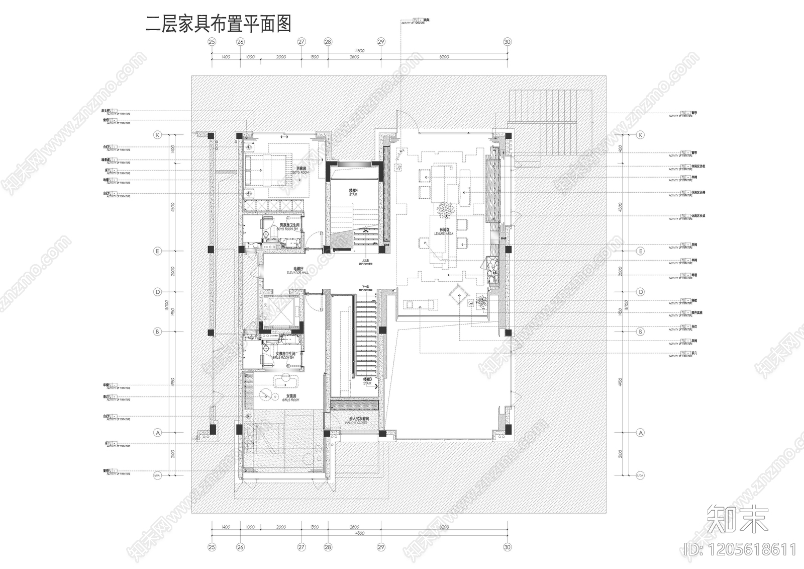 新中式会所cad施工图下载【ID:1205618611】