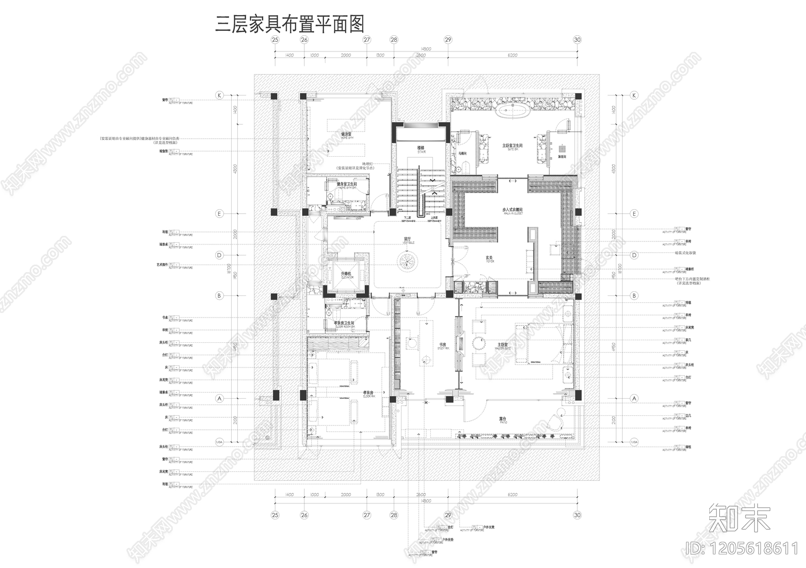 新中式会所cad施工图下载【ID:1205618611】