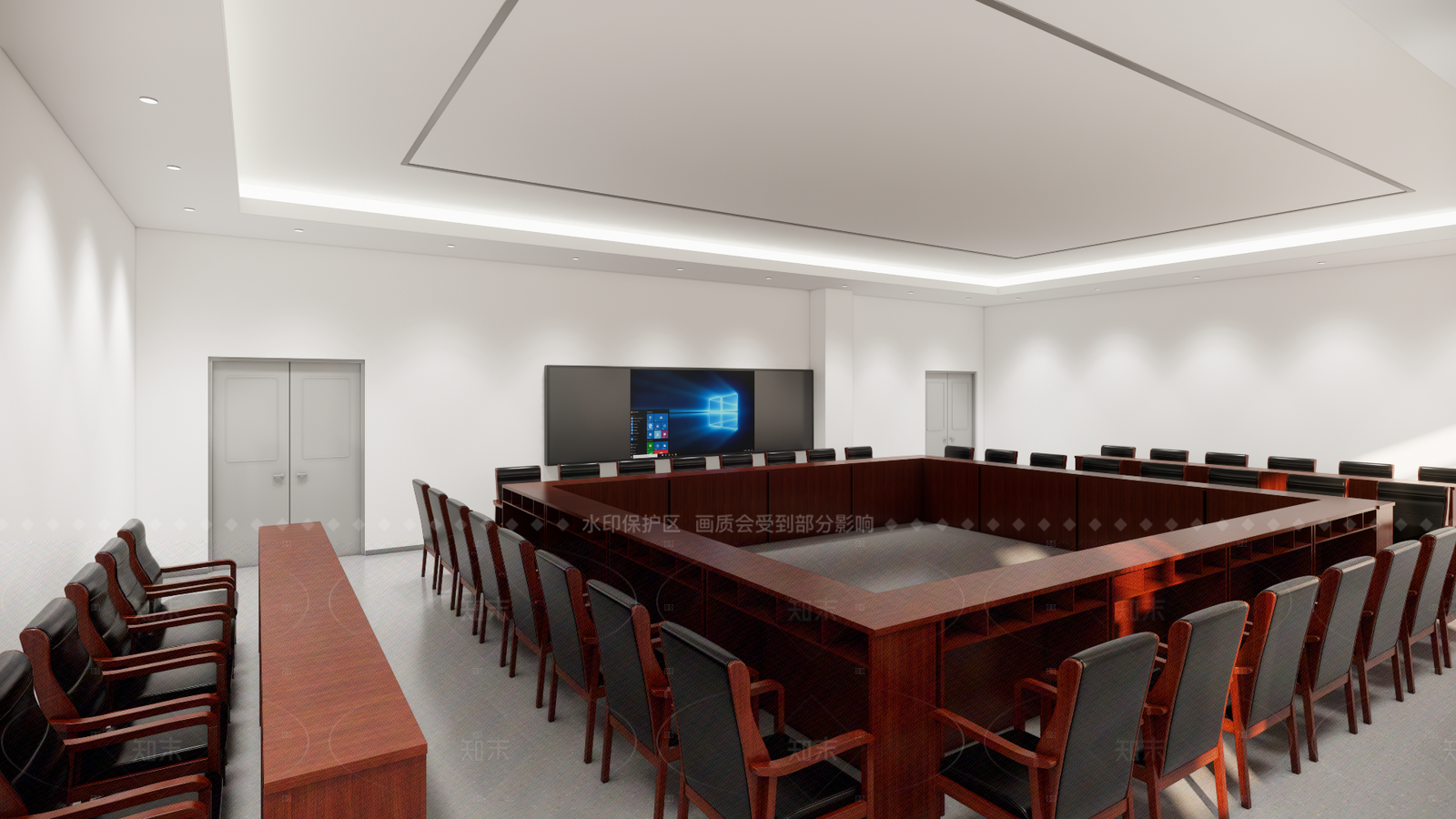 现代其他办公区域SU模型下载【ID:1205654545】