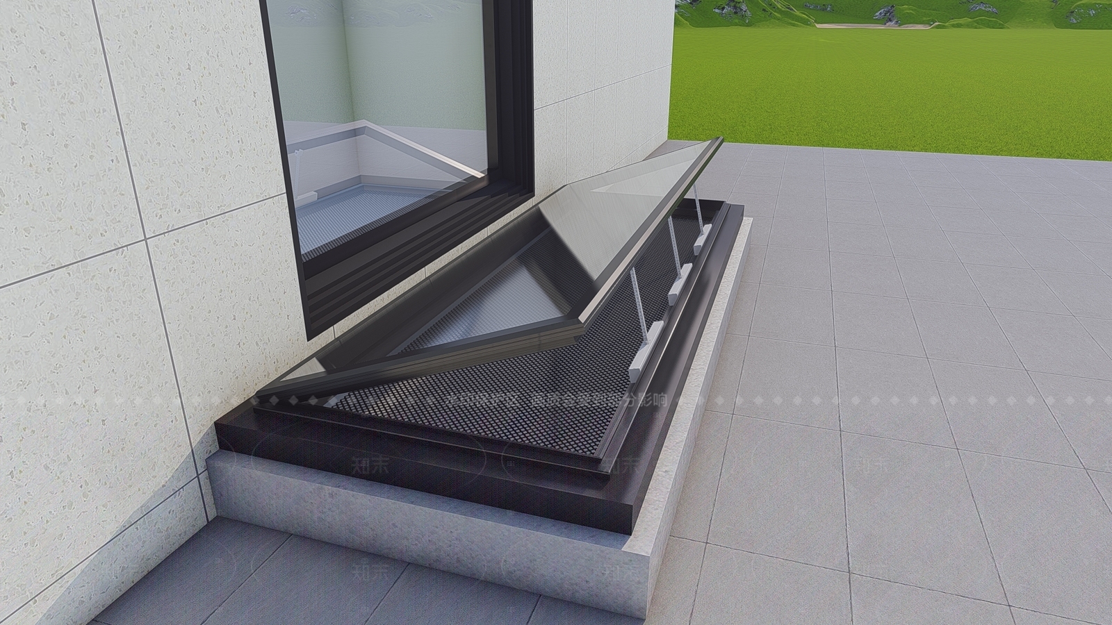 现代天窗SU模型下载【ID:1205624224】