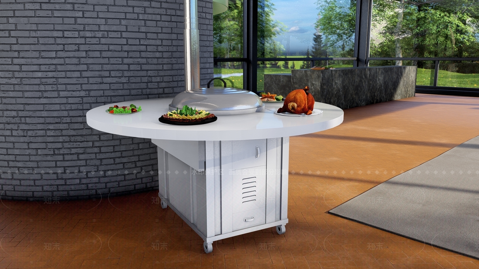 灶台SU模型下载【ID:1205631315】