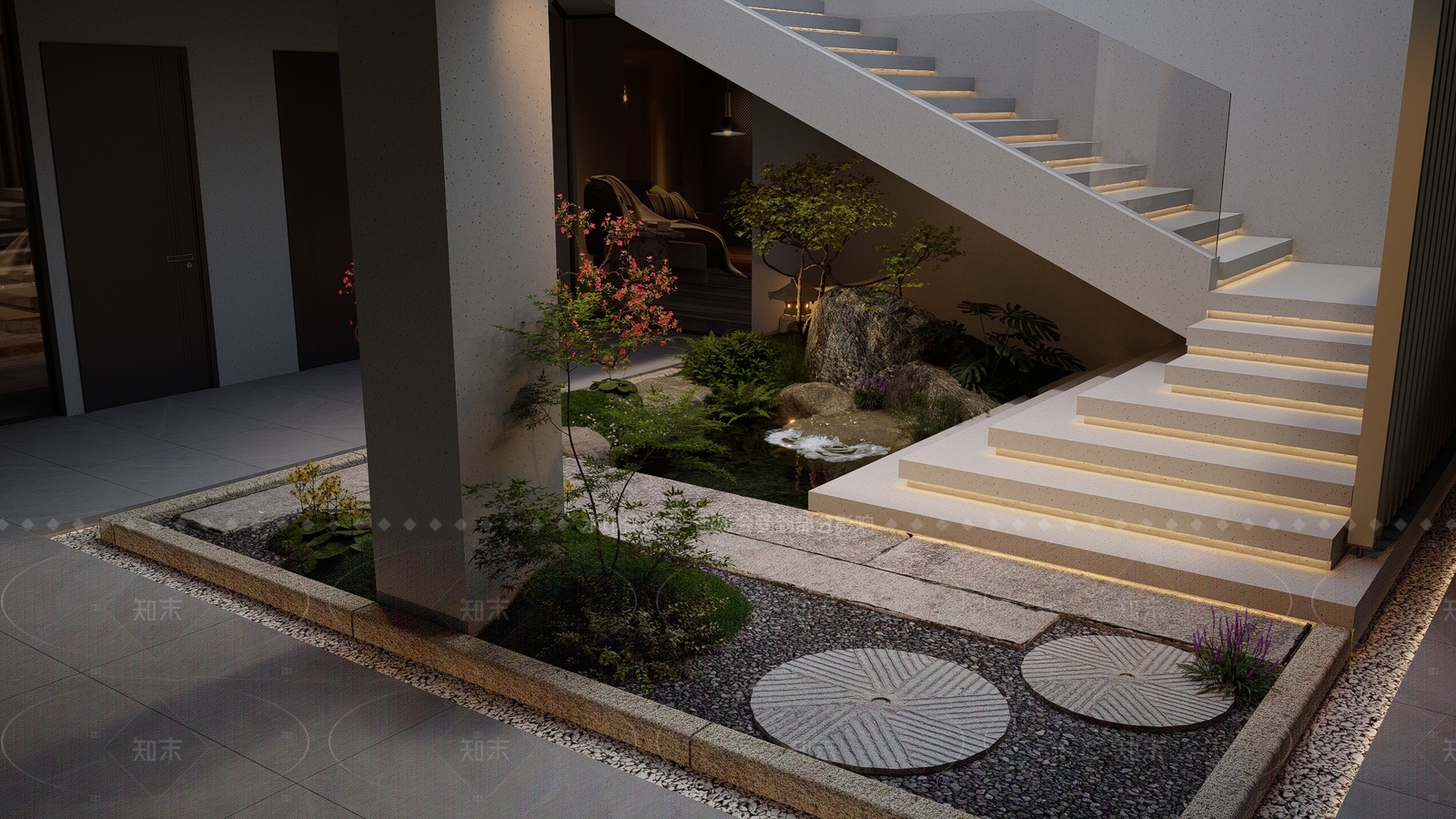 日式侘寂其他景观小品SU模型下载【ID:1205634263】