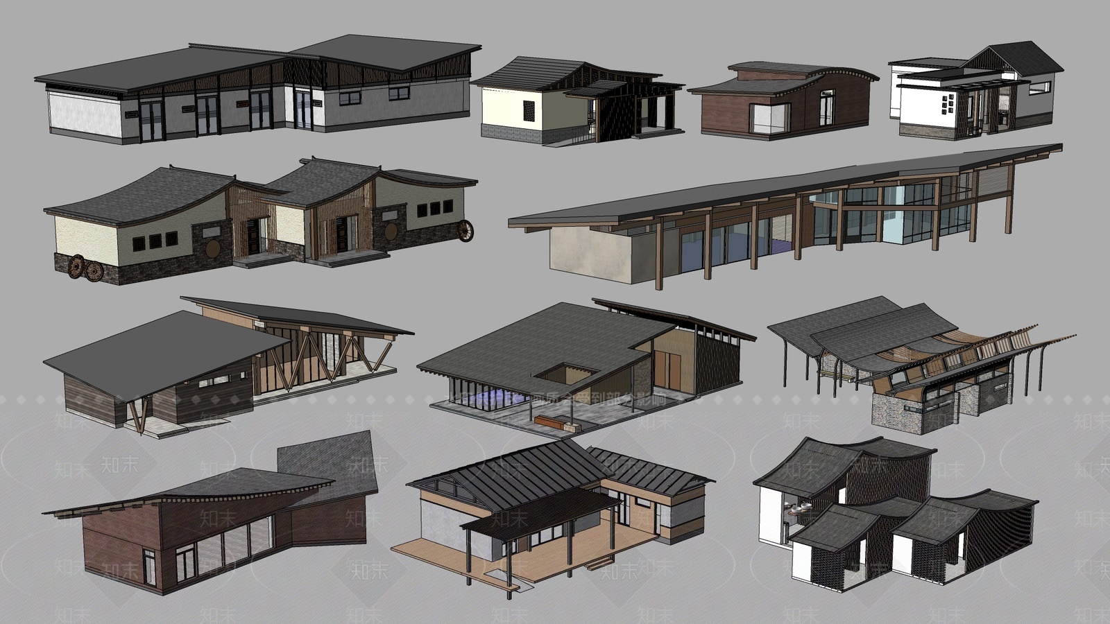 现代其他公共建筑SU模型下载【ID:1205634292】