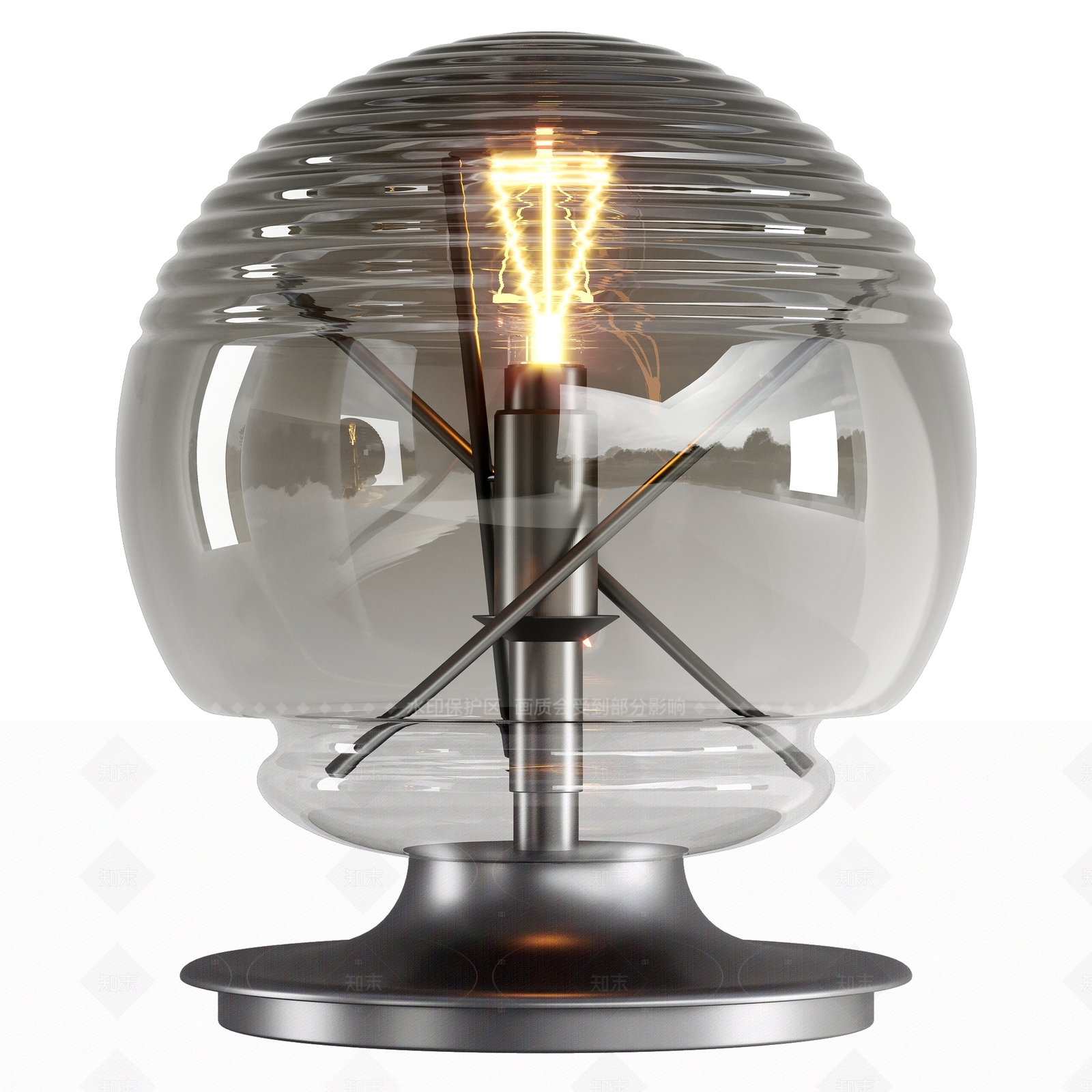 现代台灯3D模型下载【ID:1205634473】