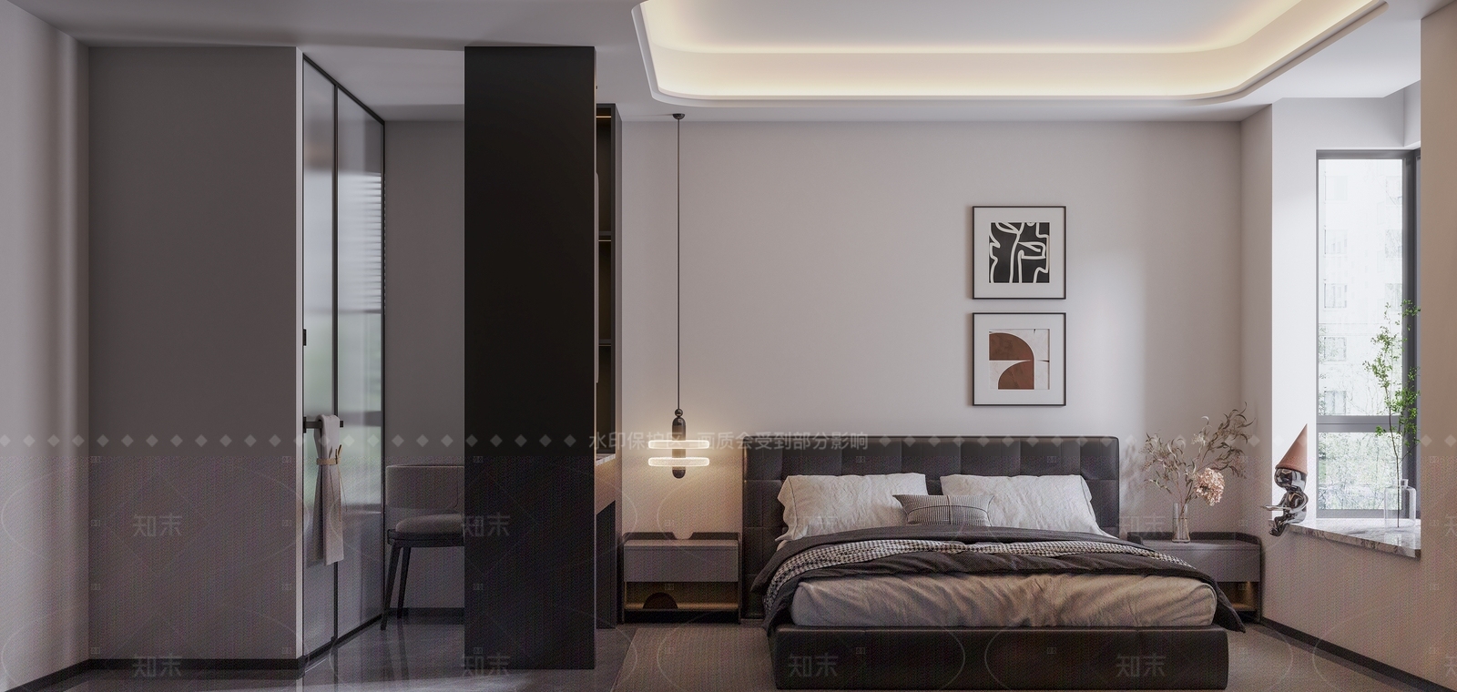 现代家居客厅3D模型下载【ID:1205637034】