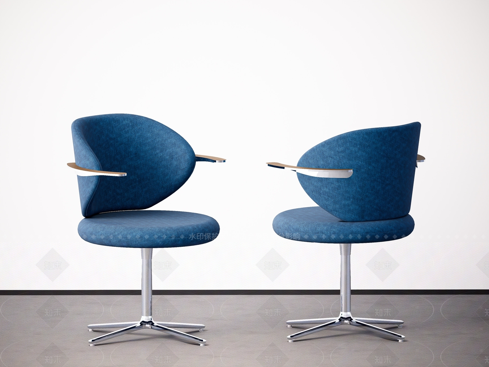 现代简约办公椅SU模型下载【ID:1205639651】