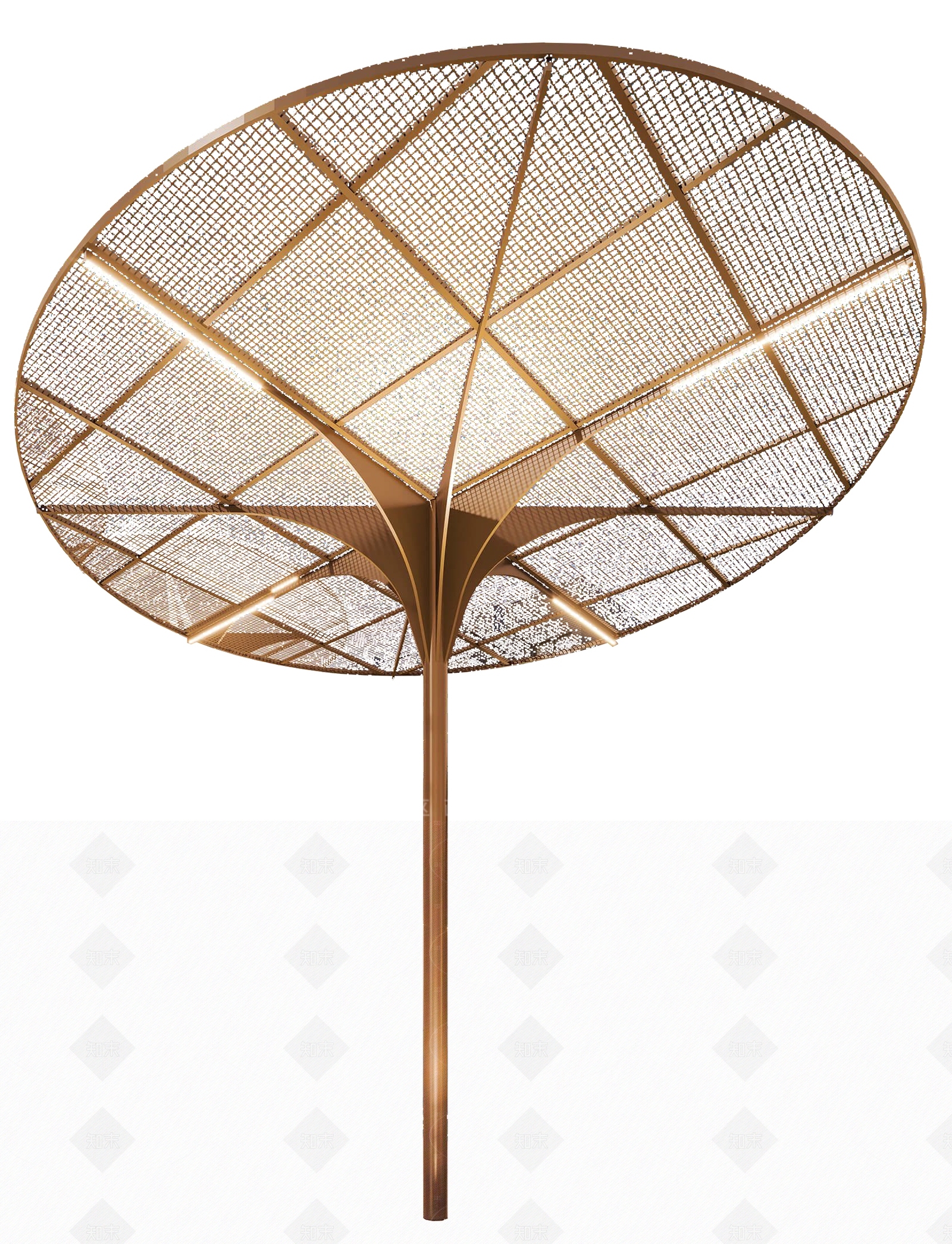 现代简约艺术装置SU模型下载【ID:1205643238】