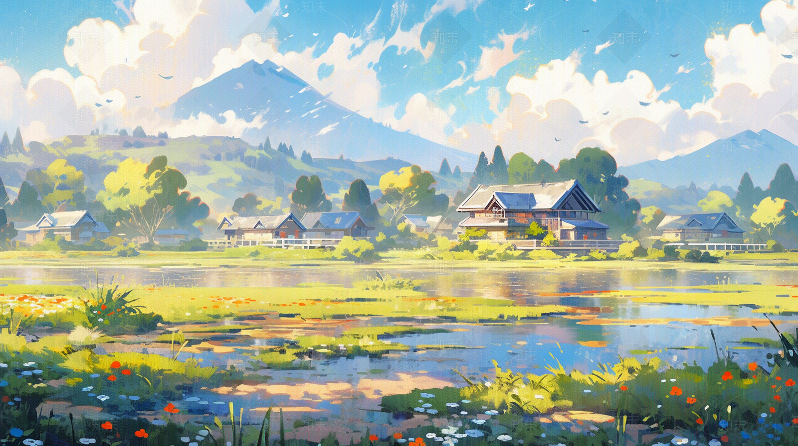 现代新中式其他屏幕贴图下载【ID:1205644046】