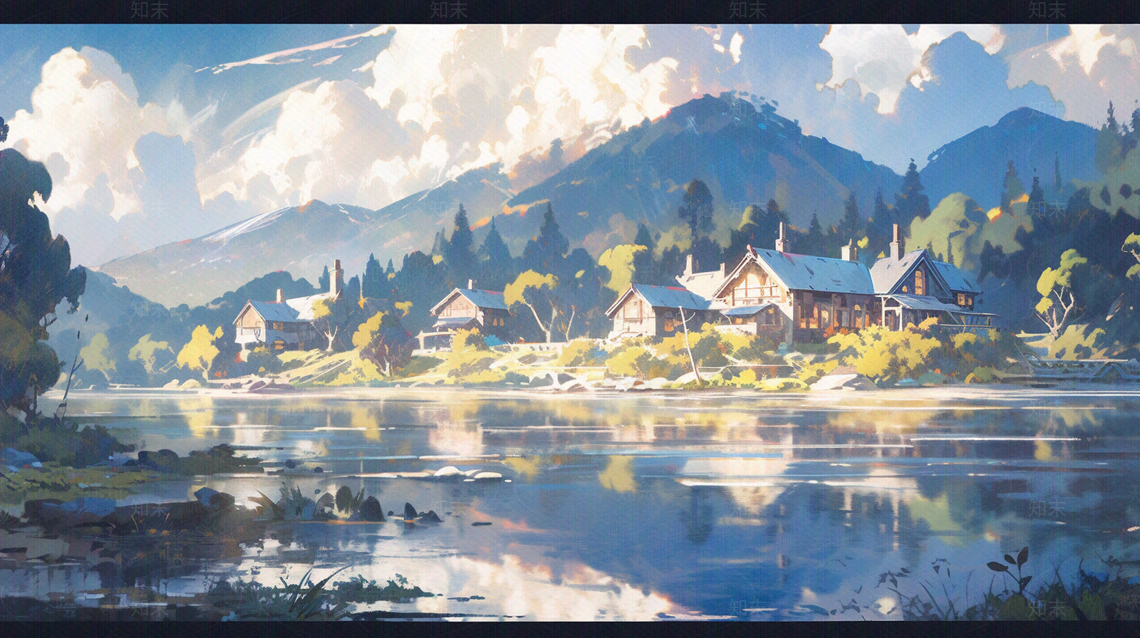 现代新中式其他屏幕贴图下载【ID:1205644340】