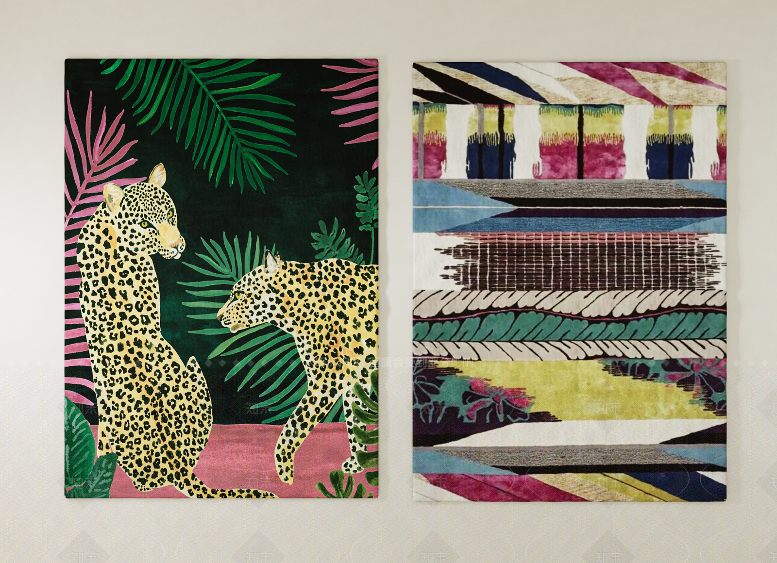 现代地毯SU模型下载【ID:1205644801】