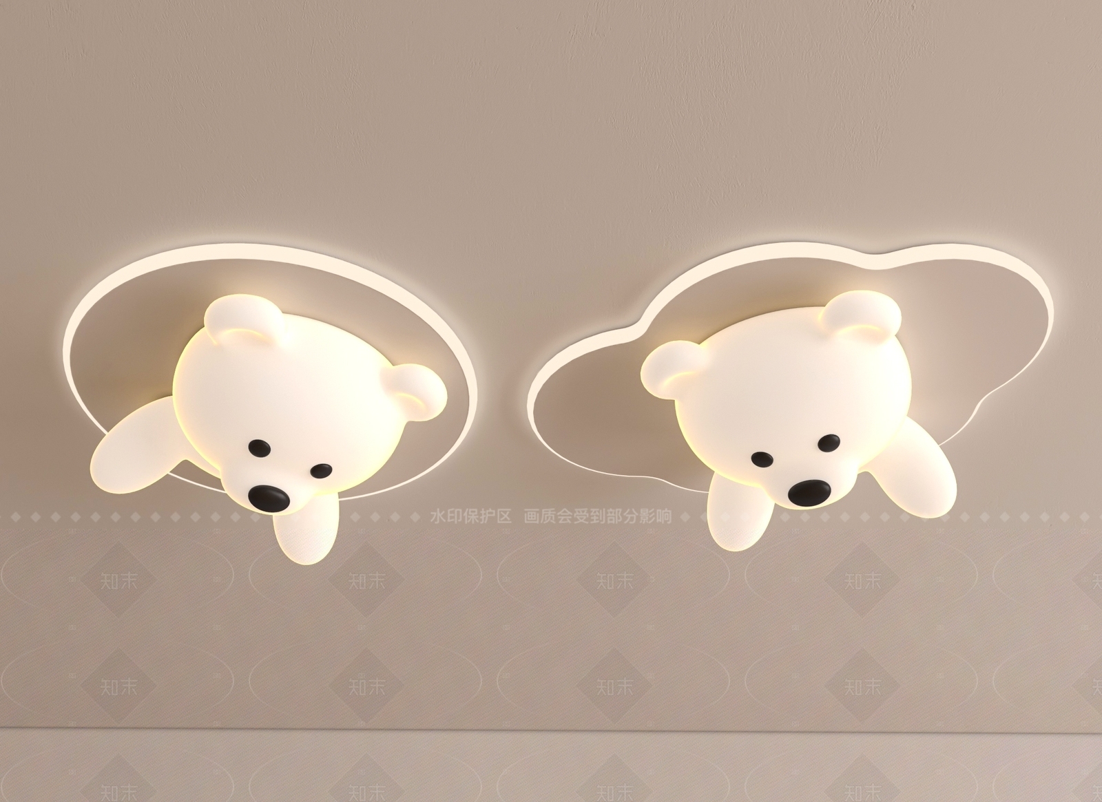 现代吸顶灯SU模型下载【ID:1205646912】