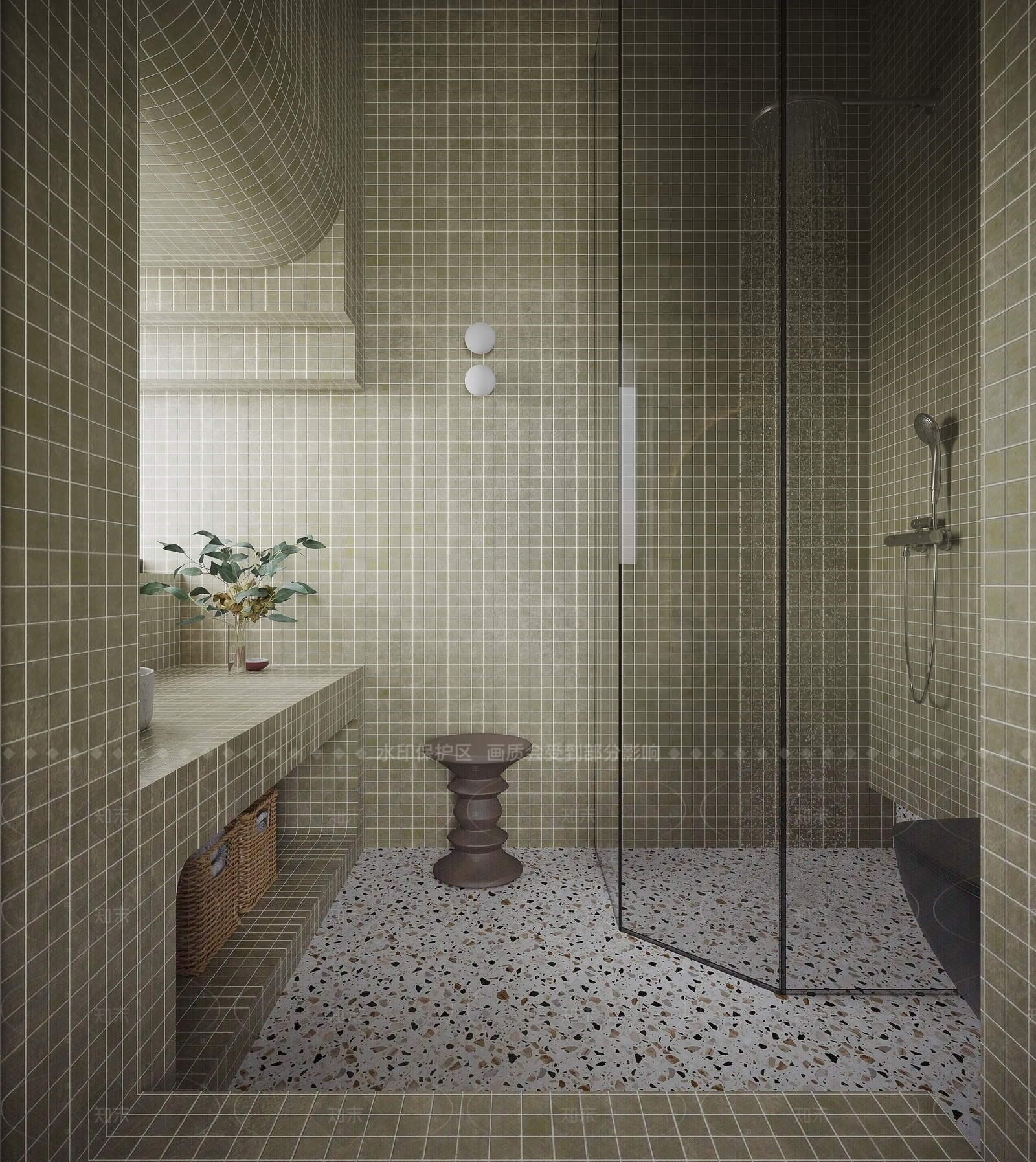 现代卫生间3D模型下载【ID:1205653821】