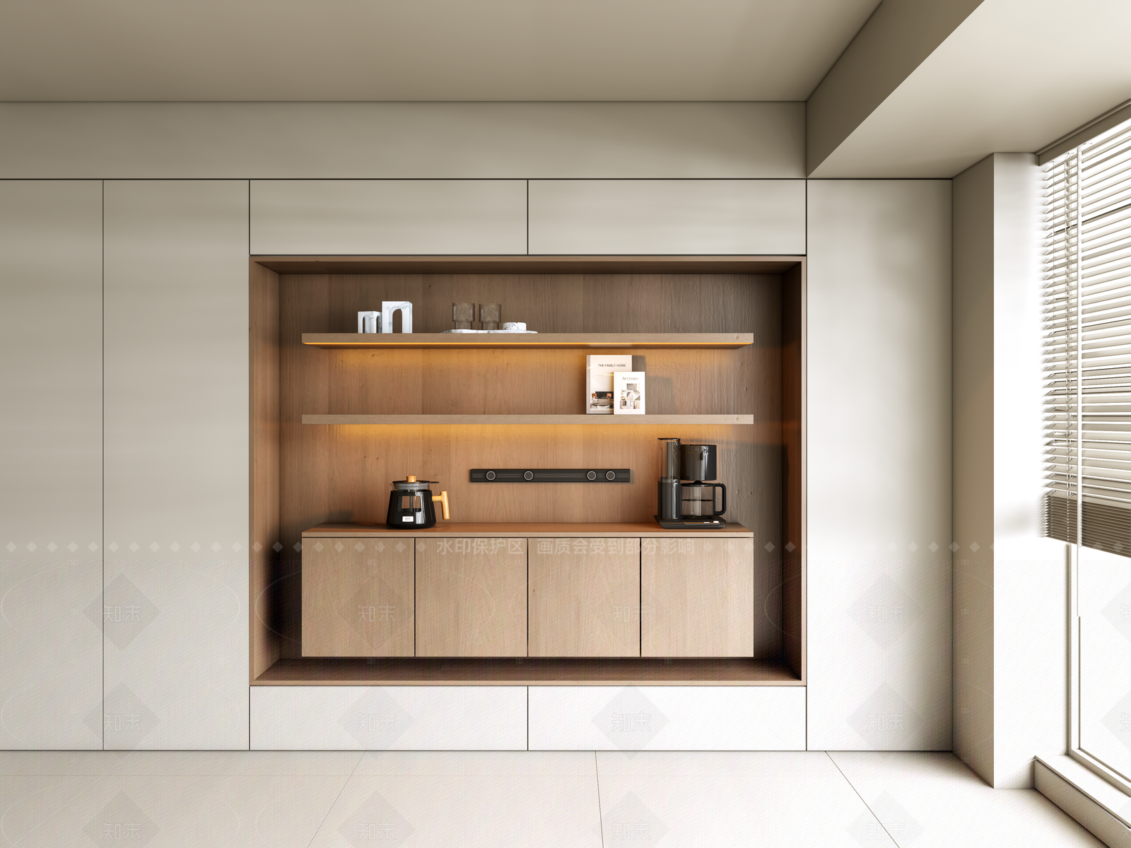 中古现代餐边柜3D模型下载【ID:1205661209】