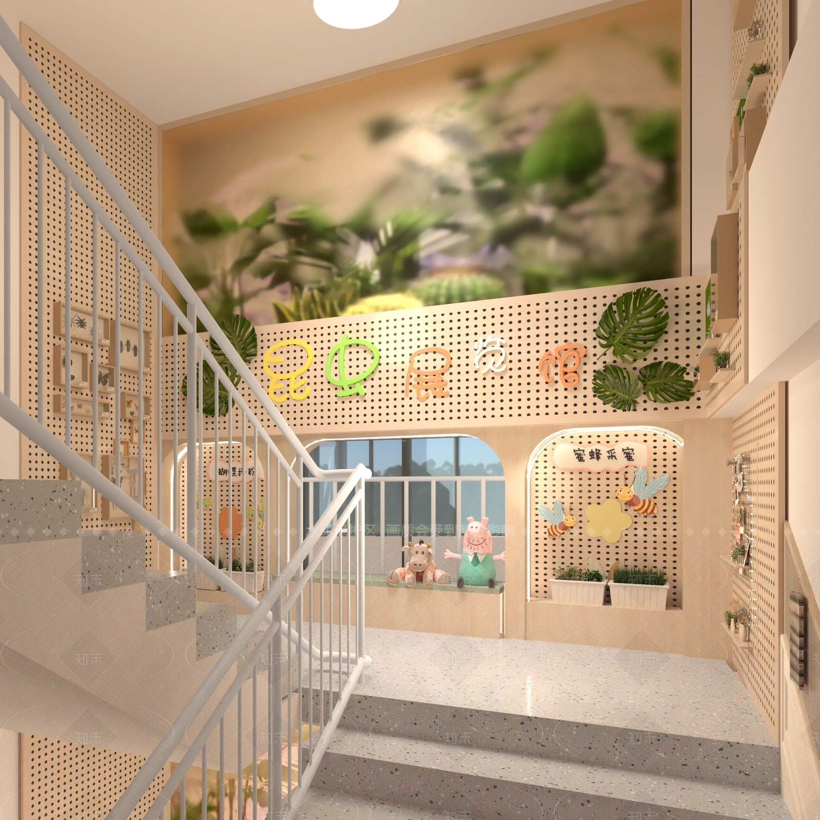 现代幼儿园3D模型下载【ID:1205665566】