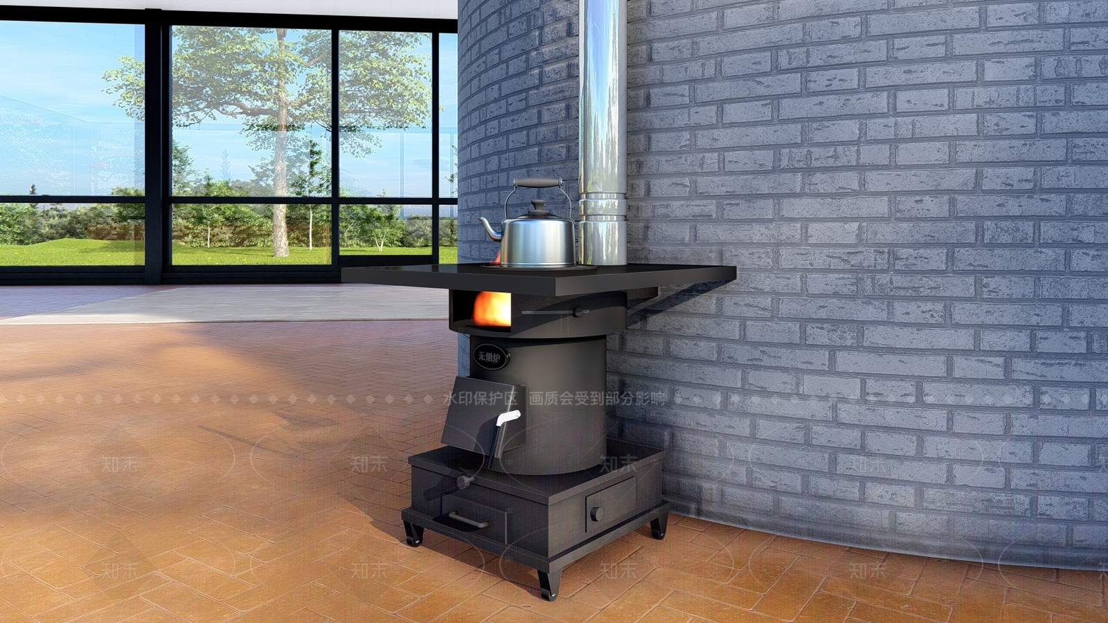 灶台SU模型下载【ID:1205667034】