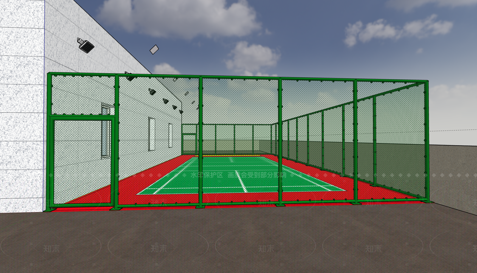 现代其他公共空间SU模型下载【ID:1205667485】