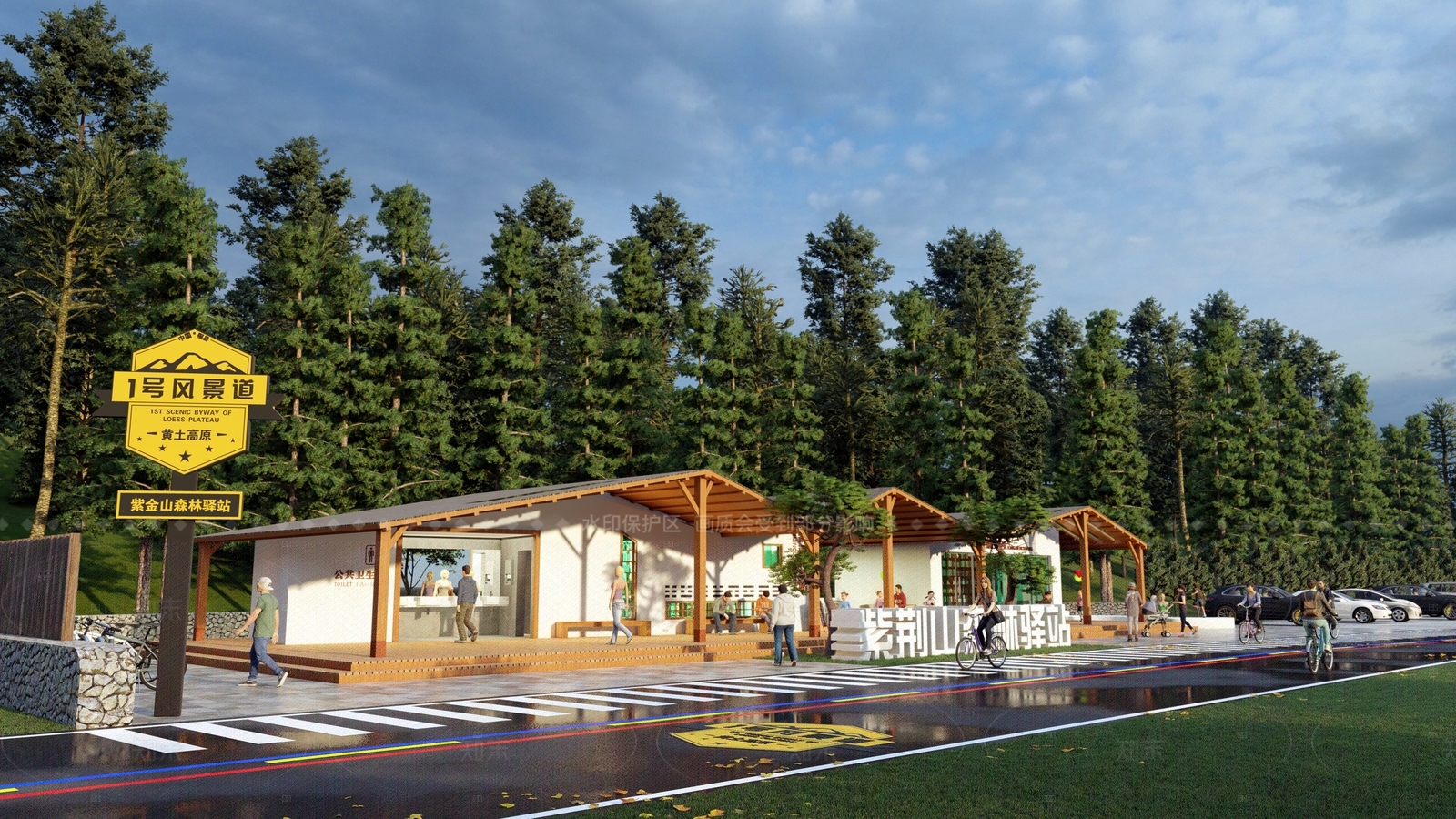 现代简约其他公共建筑SU模型下载【ID:1205667822】