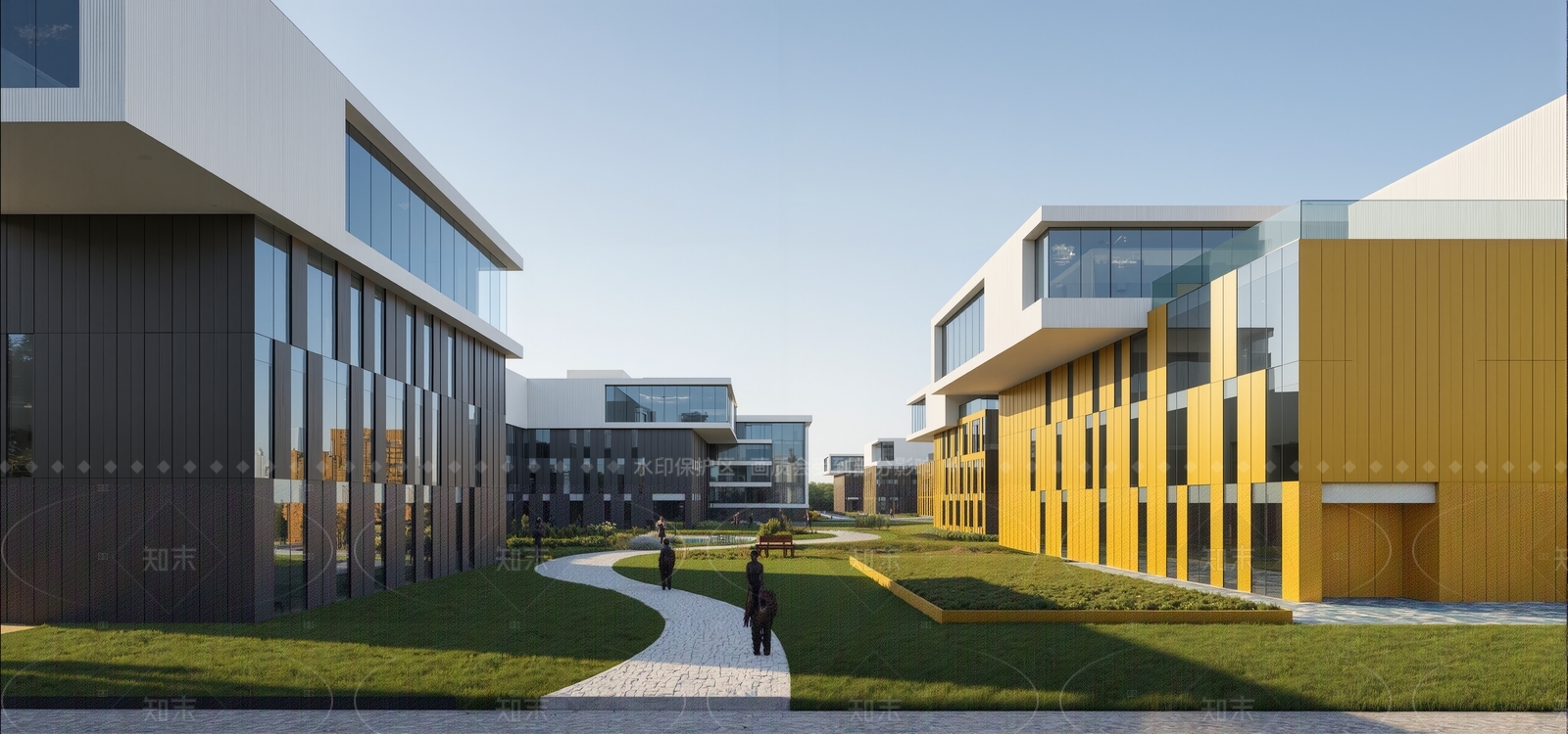 现代研发中心SU模型下载【ID:1205668274】