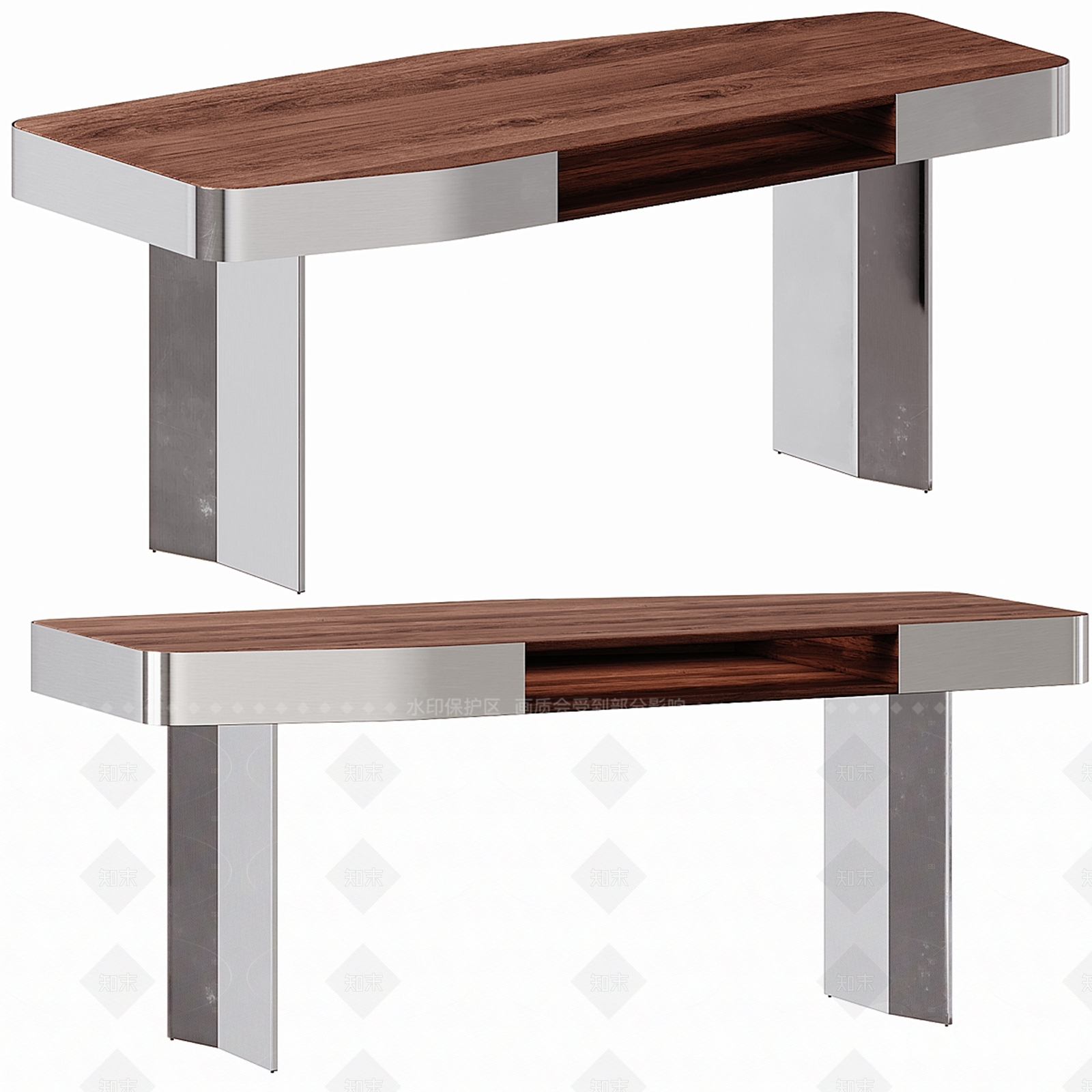现代办公桌3D模型下载【ID:1205672858】