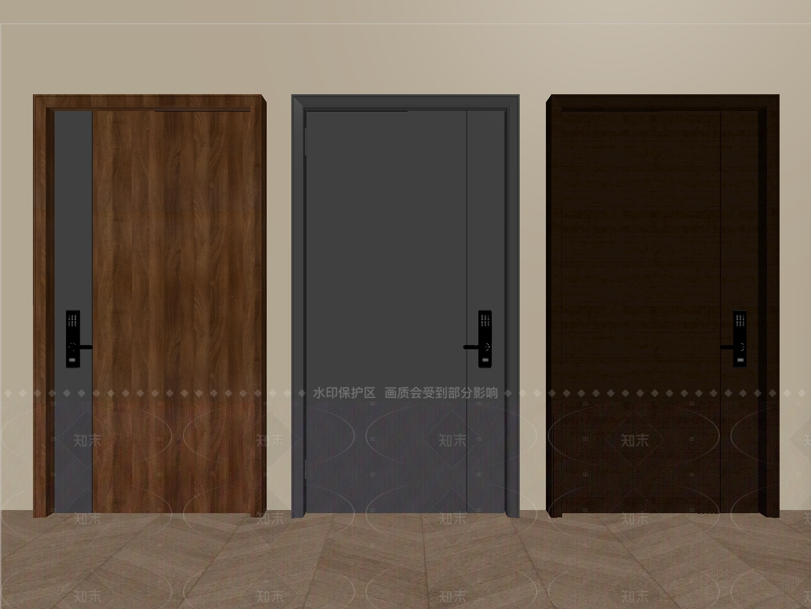 现代其他门SU模型下载【ID:1205675197】