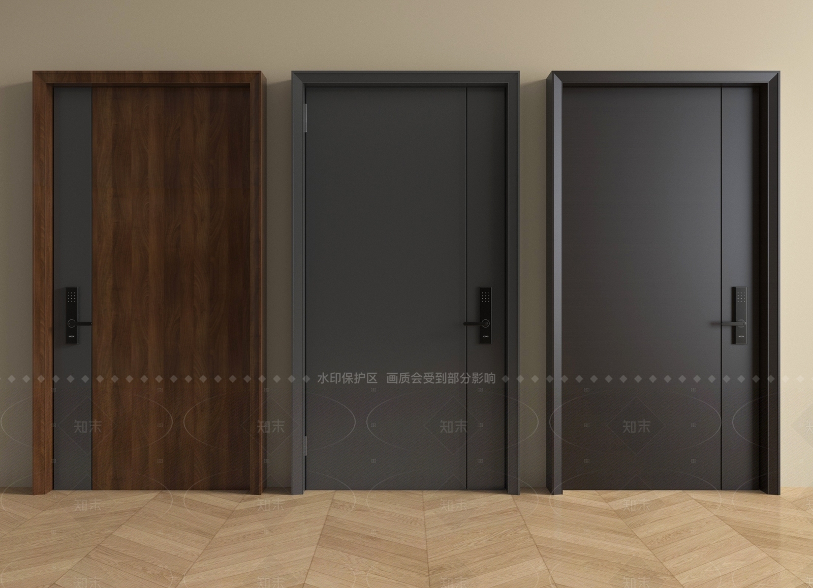 现代其他门SU模型下载【ID:1205675197】