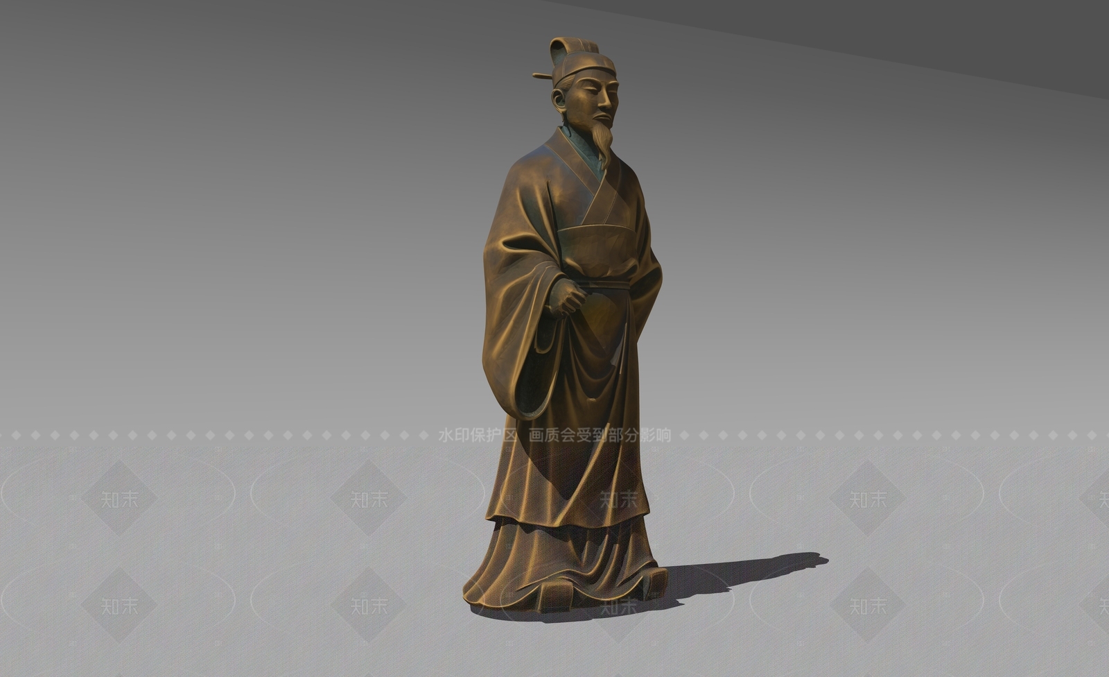 现代雕塑SU模型下载【ID:1205775127】
