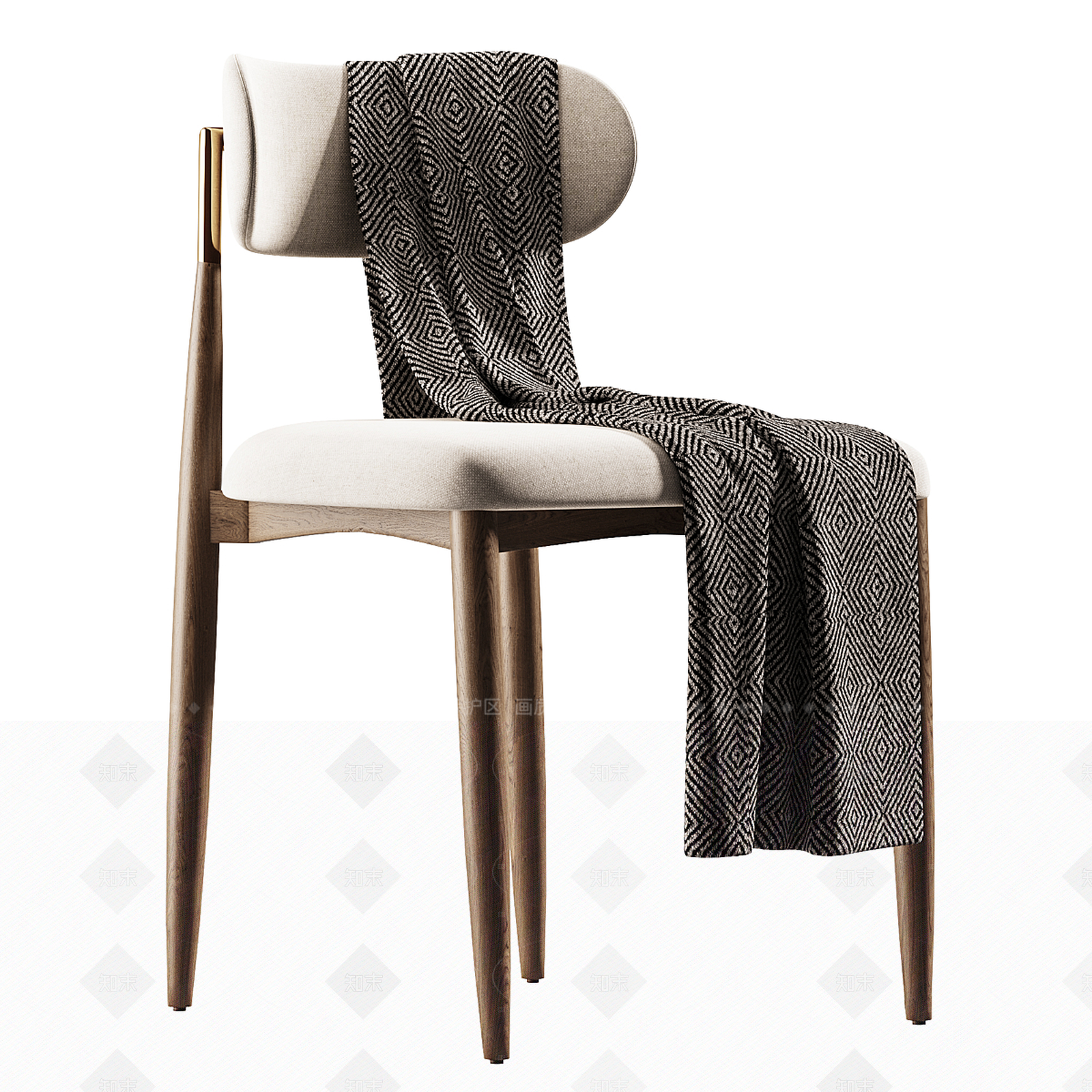 现代欧式餐椅3D模型下载【ID:1205689933】