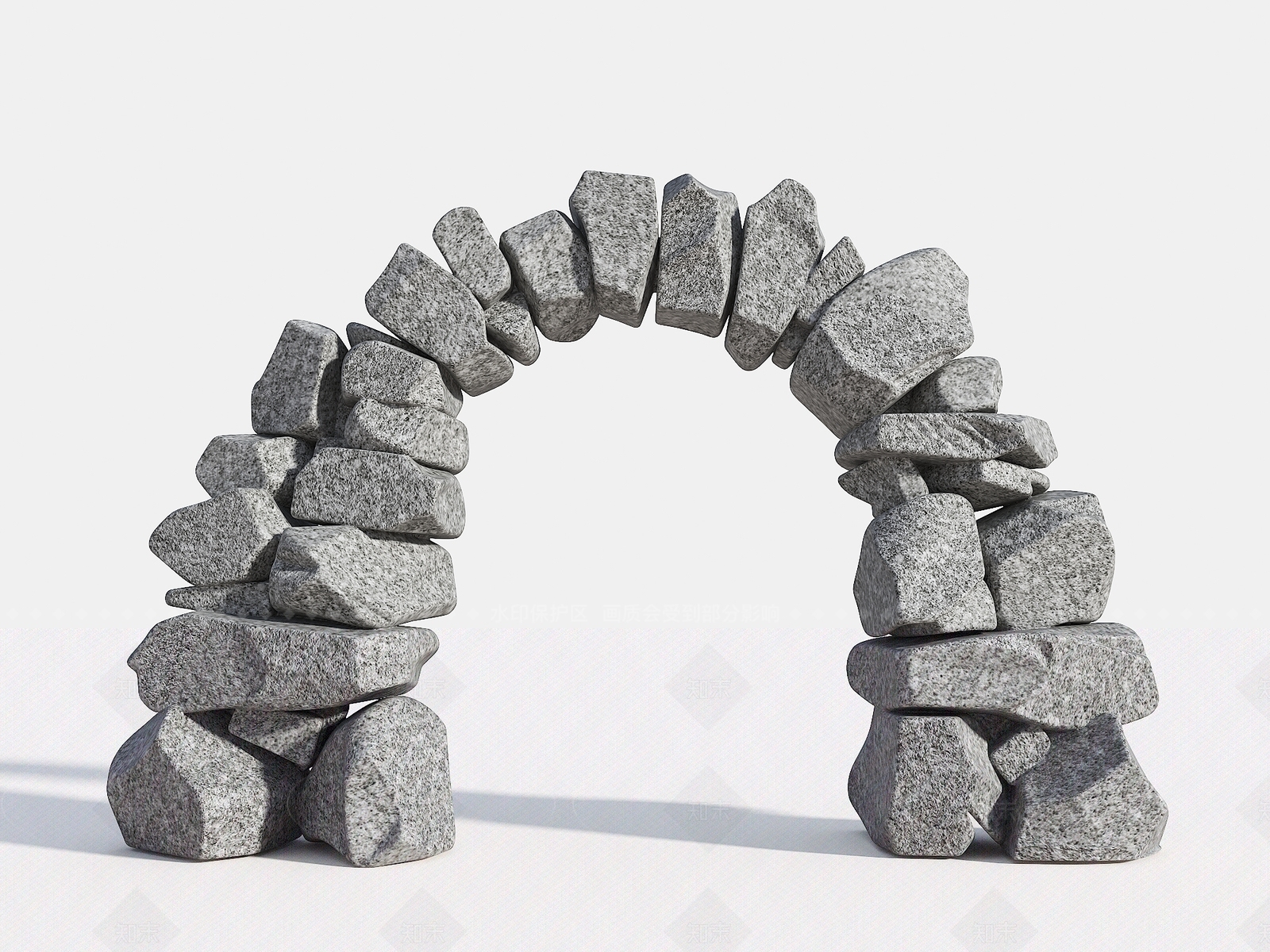 现代新中式其他景观小品3D模型下载【ID:1205690603】