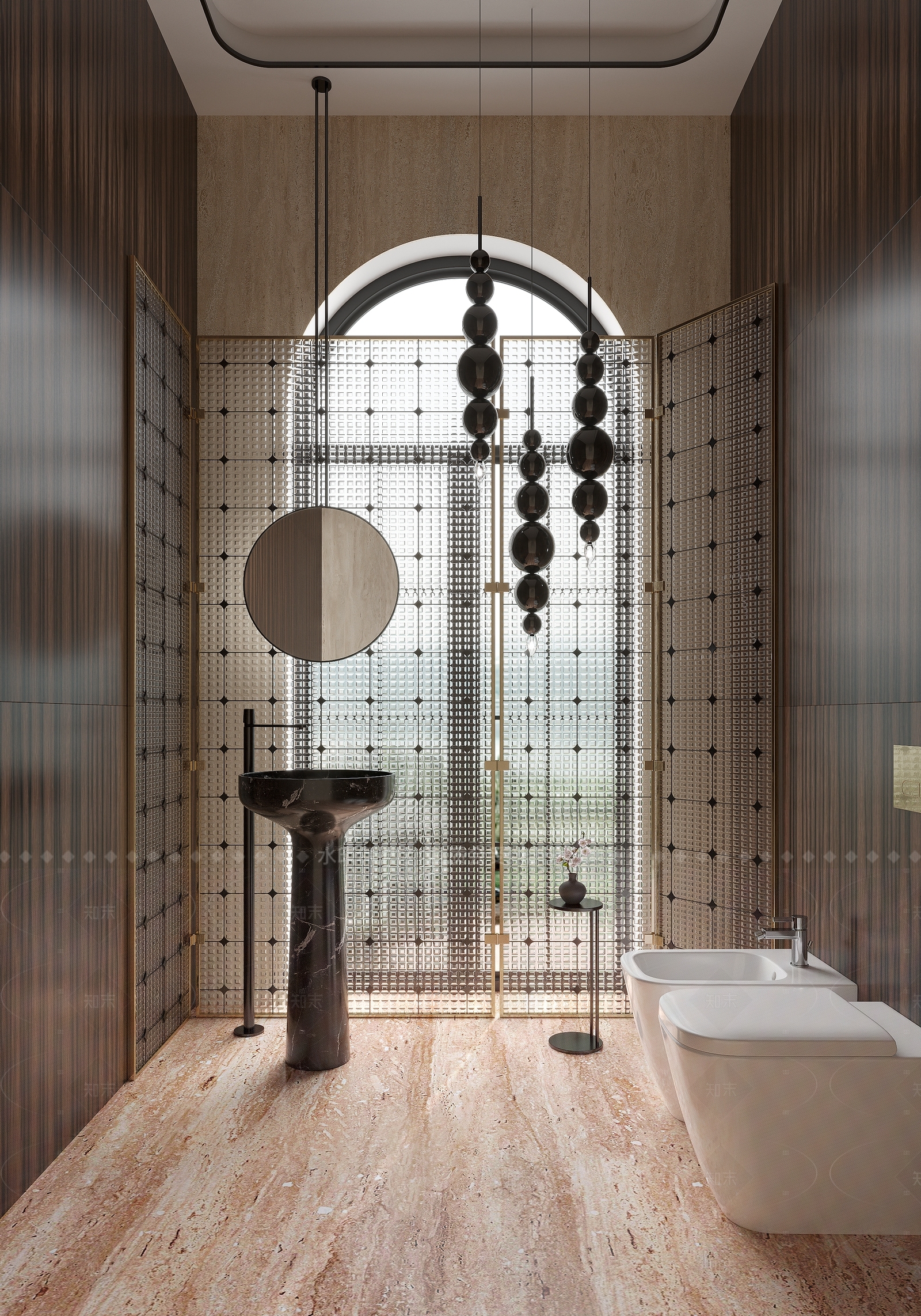 现代法式卫生间3D模型下载【ID:1205698982】