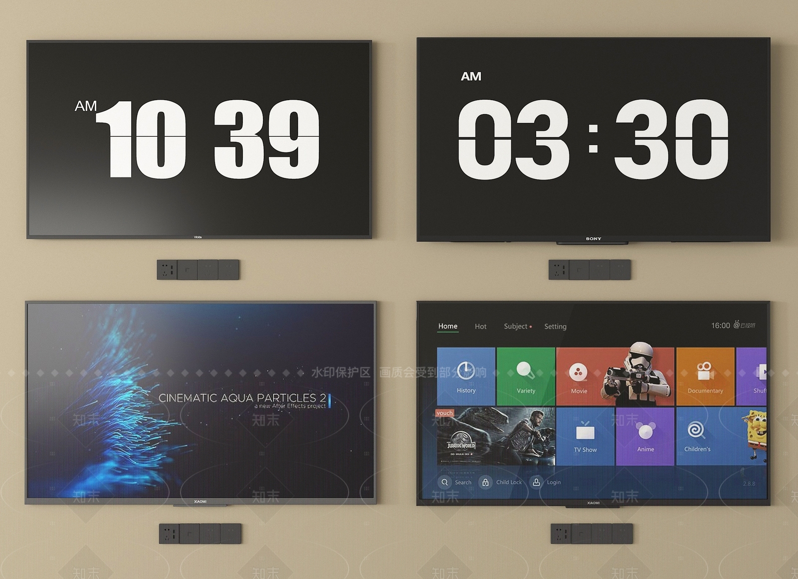 电视SU模型下载【ID:1205699010】