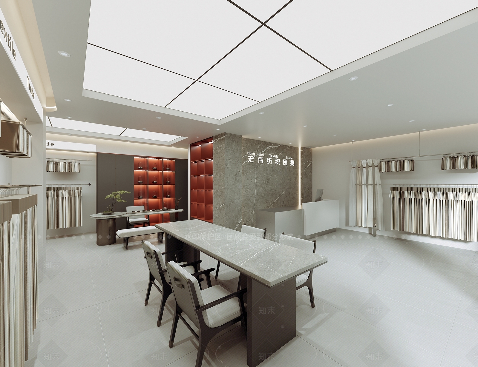 现代服装店SU模型下载【ID:1205699566】