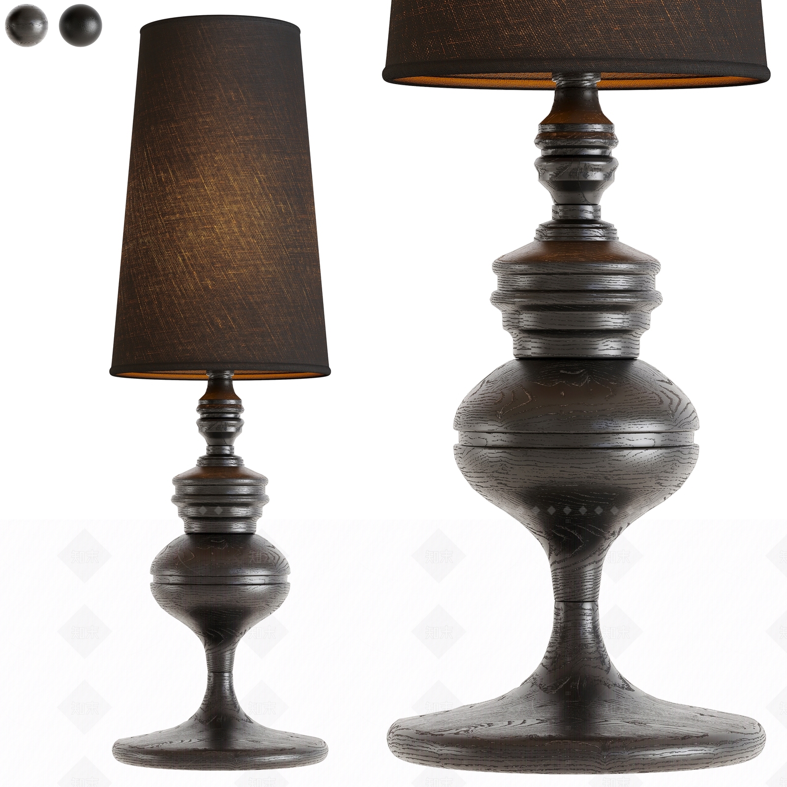 现代台灯3D模型下载【ID:1205700522】