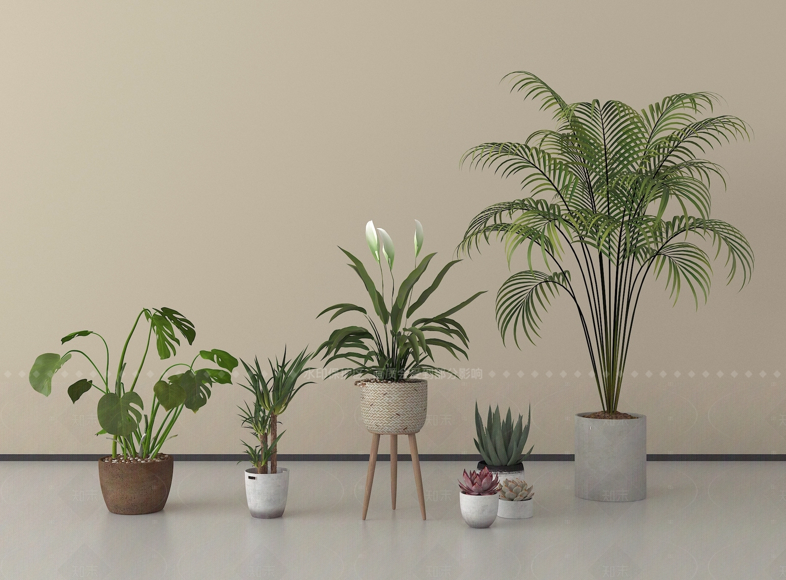 盆栽3D模型下载【ID:1205703900】