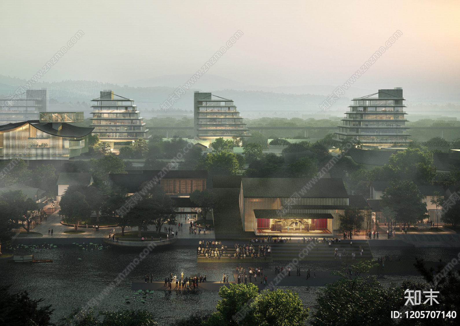 现代新中式其他文化建筑下载【ID:1205707140】