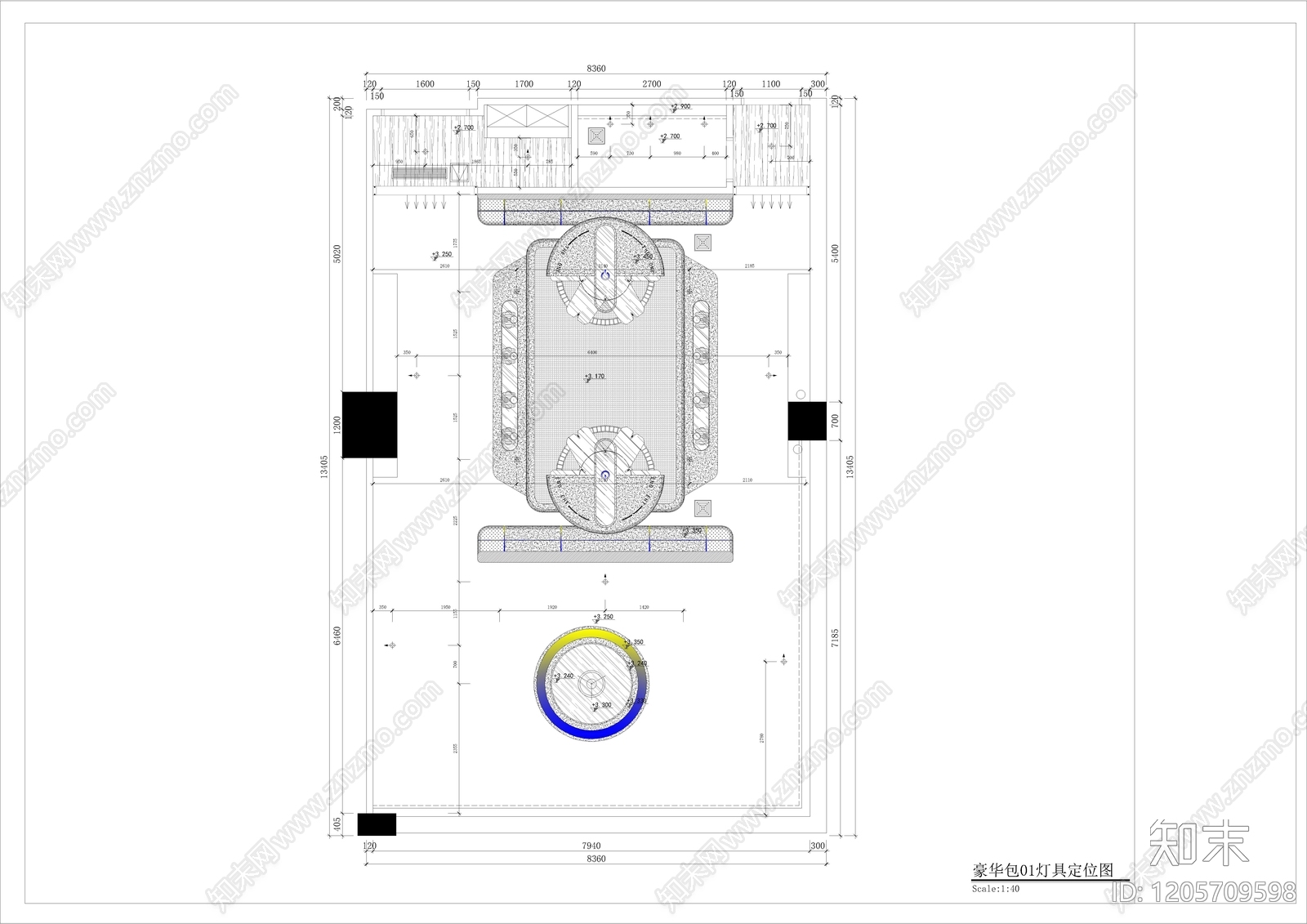 现代KTVcad施工图下载【ID:1205709598】