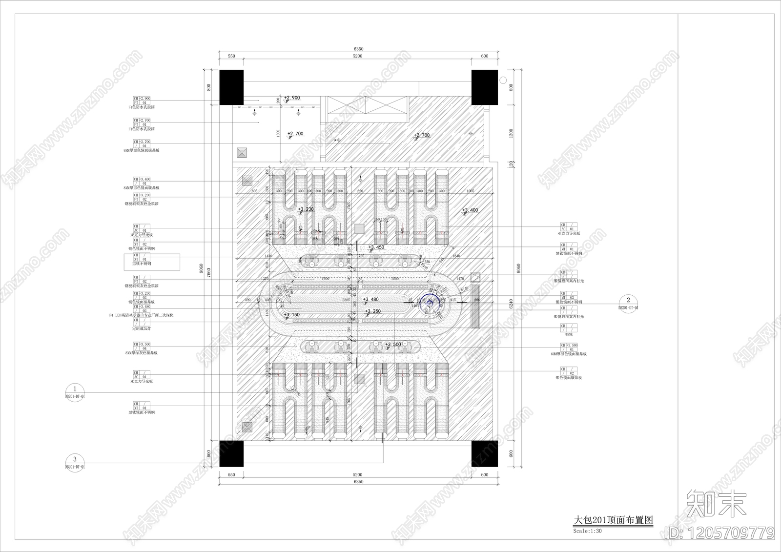 现代KTVcad施工图下载【ID:1205709779】