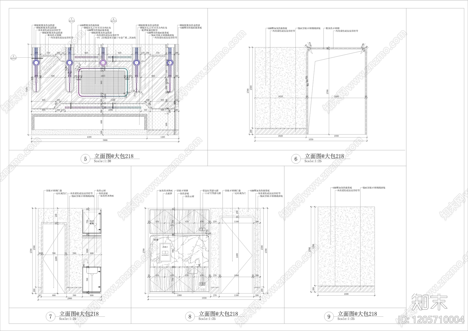 现代KTVcad施工图下载【ID:1205710004】