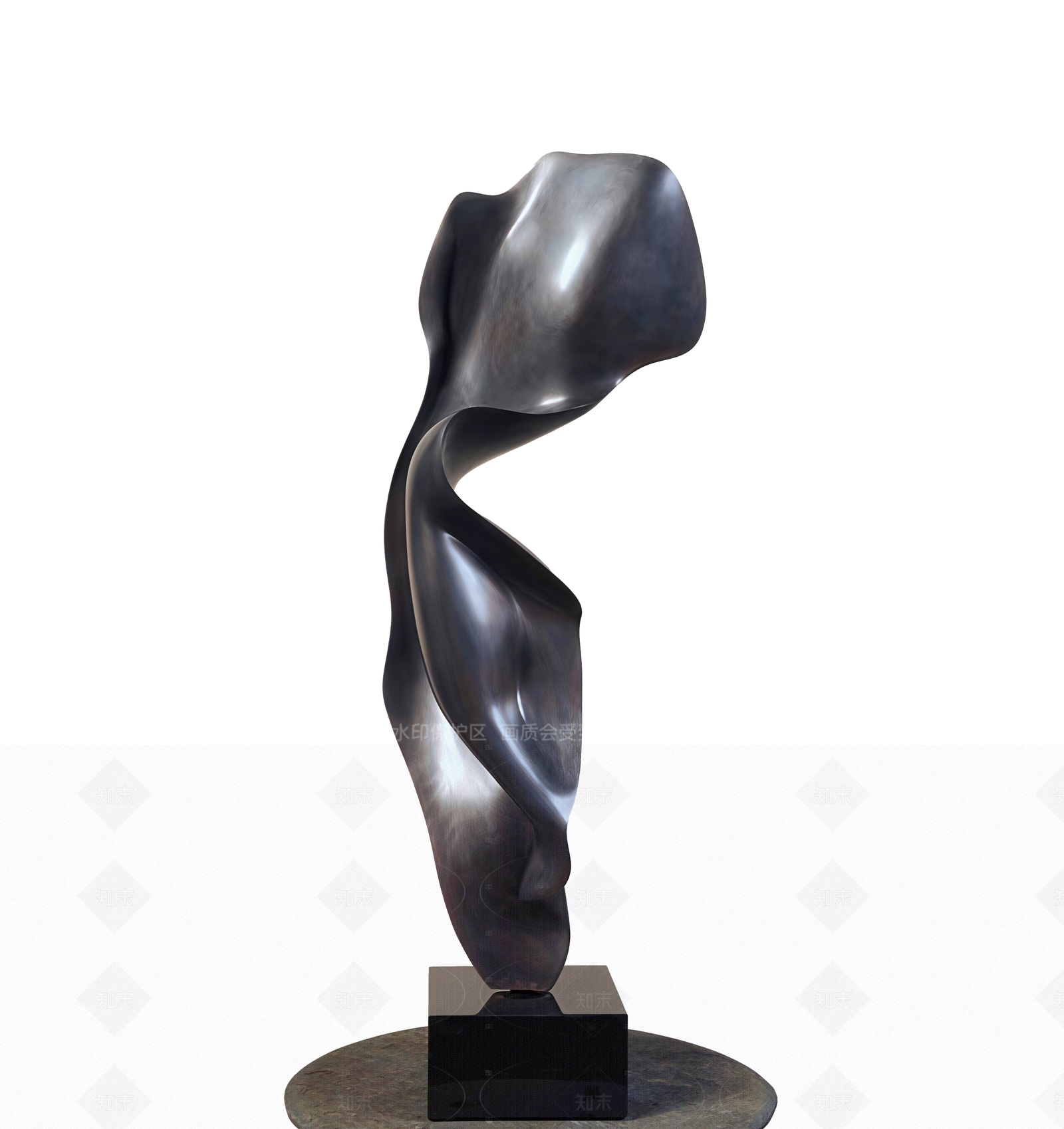 现代简约雕塑摆件SU模型下载【ID:1205731407】