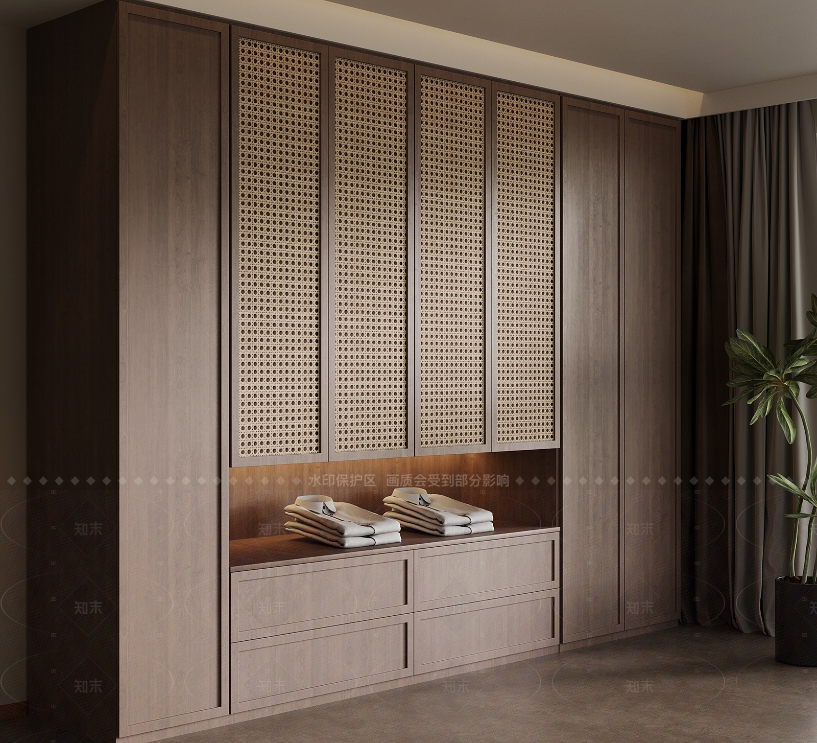 中古衣柜3D模型下载【ID:1205721774】