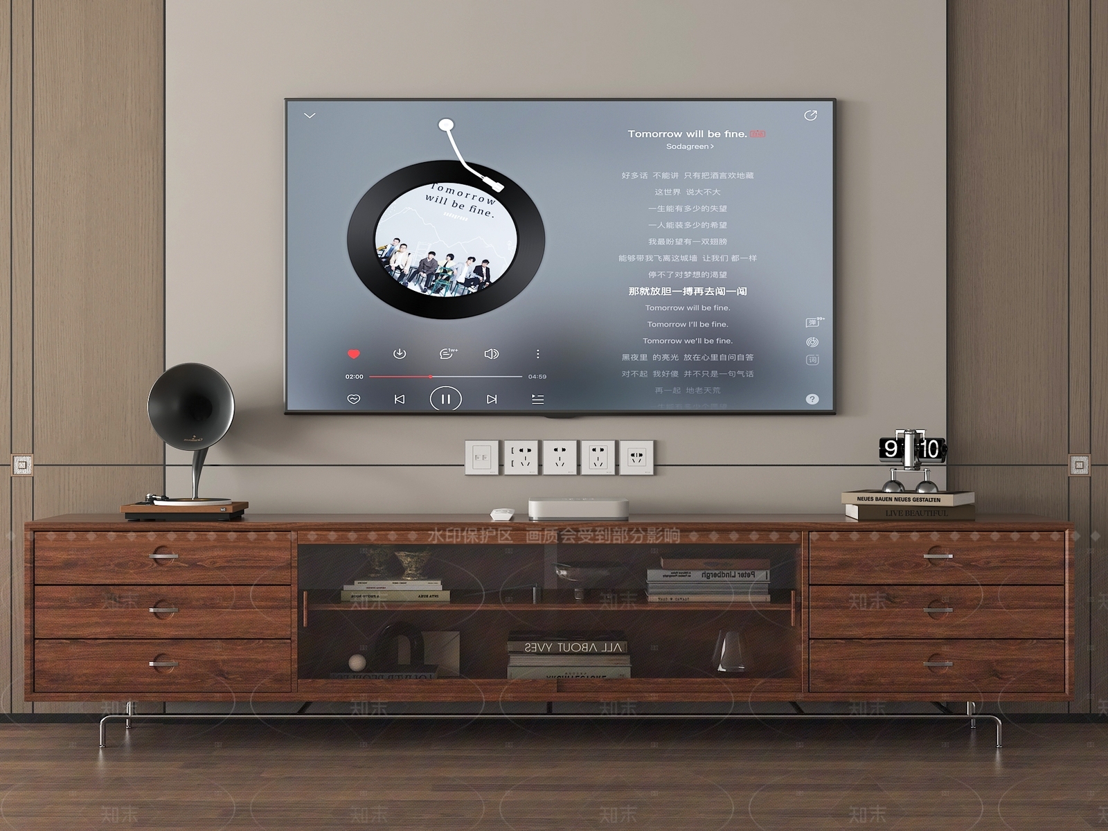 中古电视柜3D模型下载【ID:1205722463】