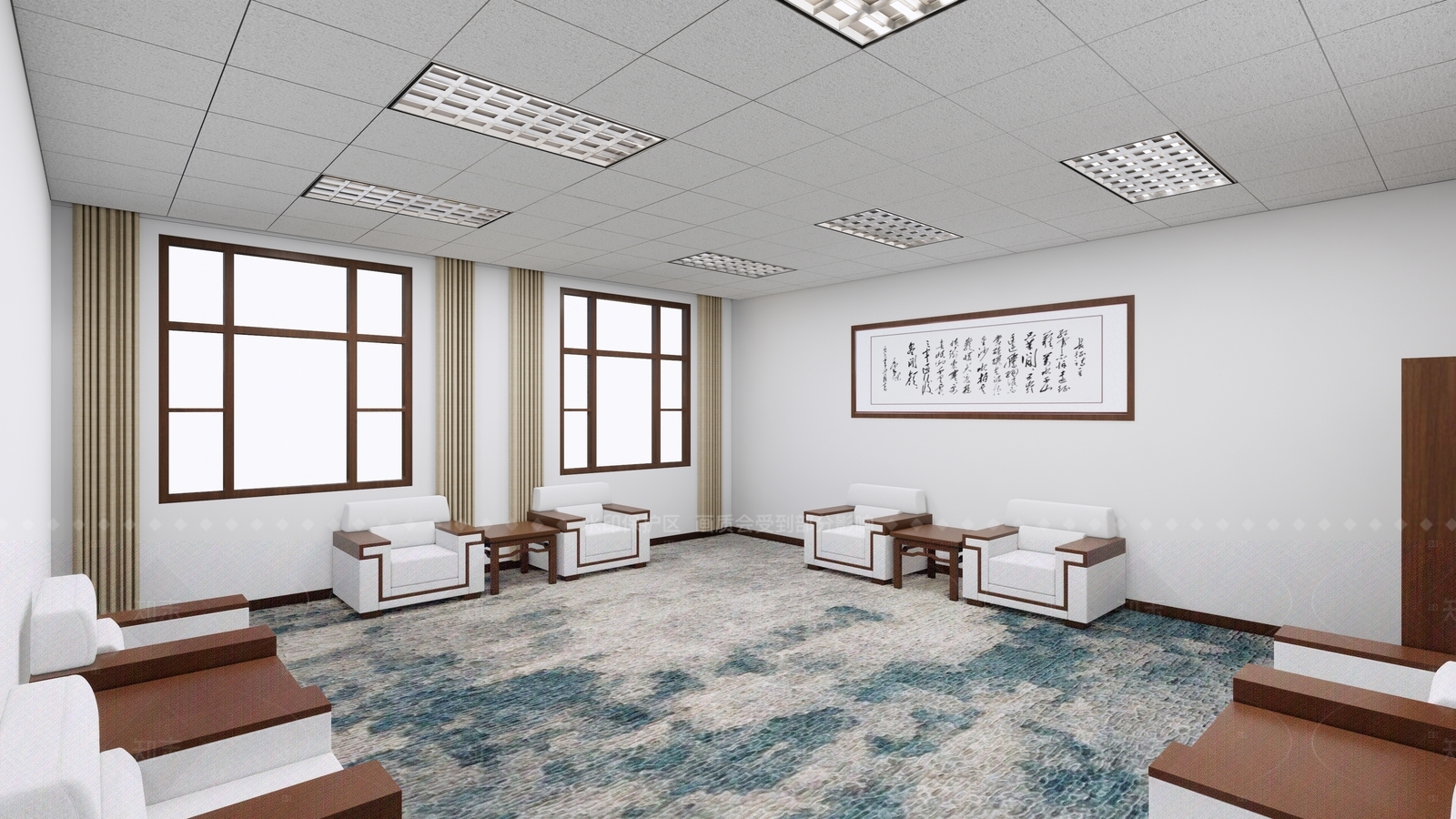 现代其他办公区域SU模型下载【ID:1205726615】