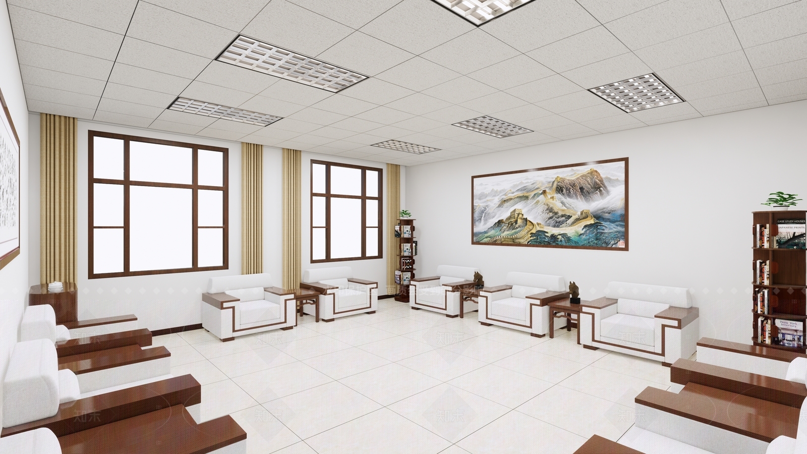 现代其他办公区域SU模型下载【ID:1205726747】