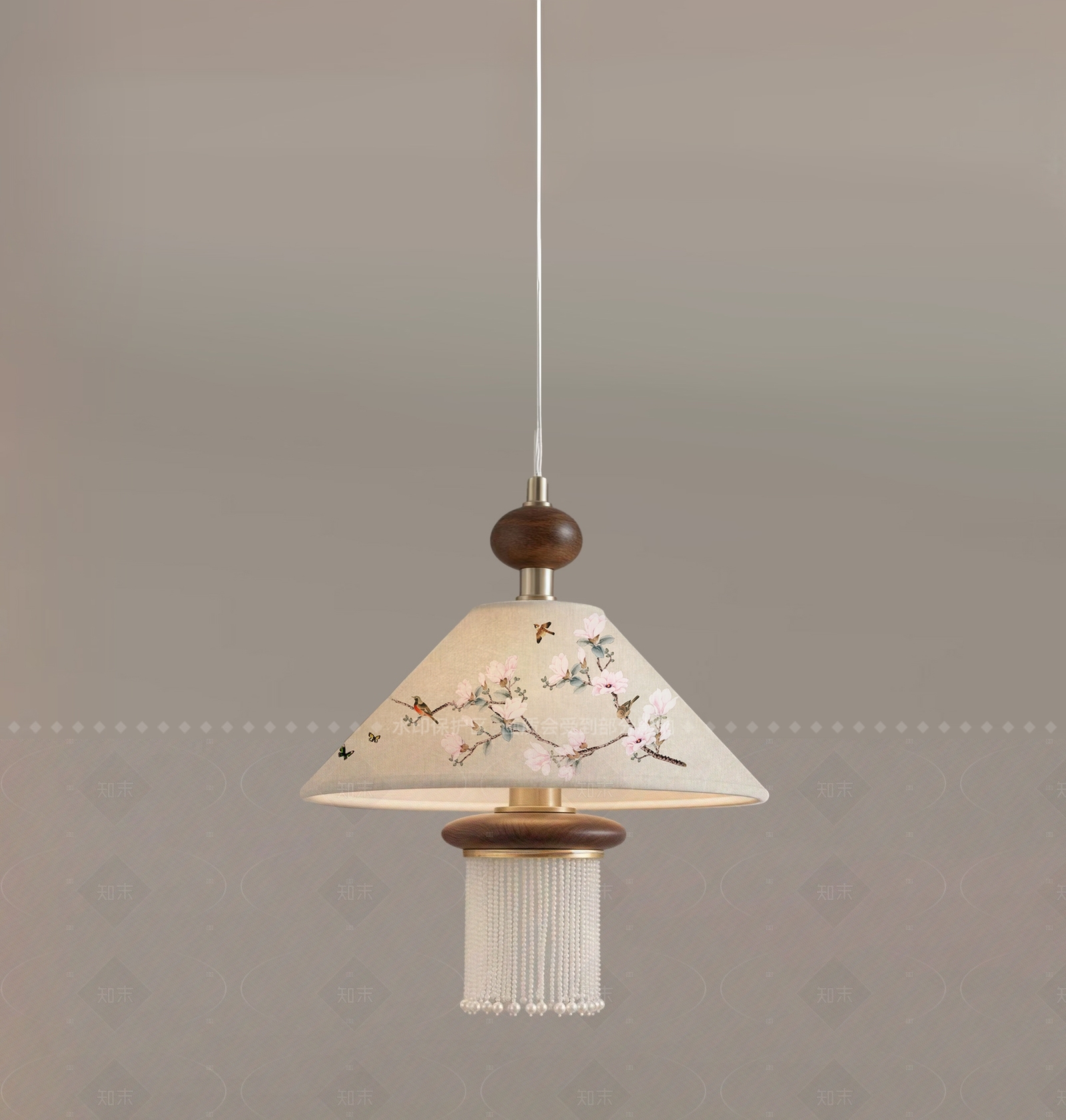 新中式中式吊灯SU模型下载【ID:1205745922】