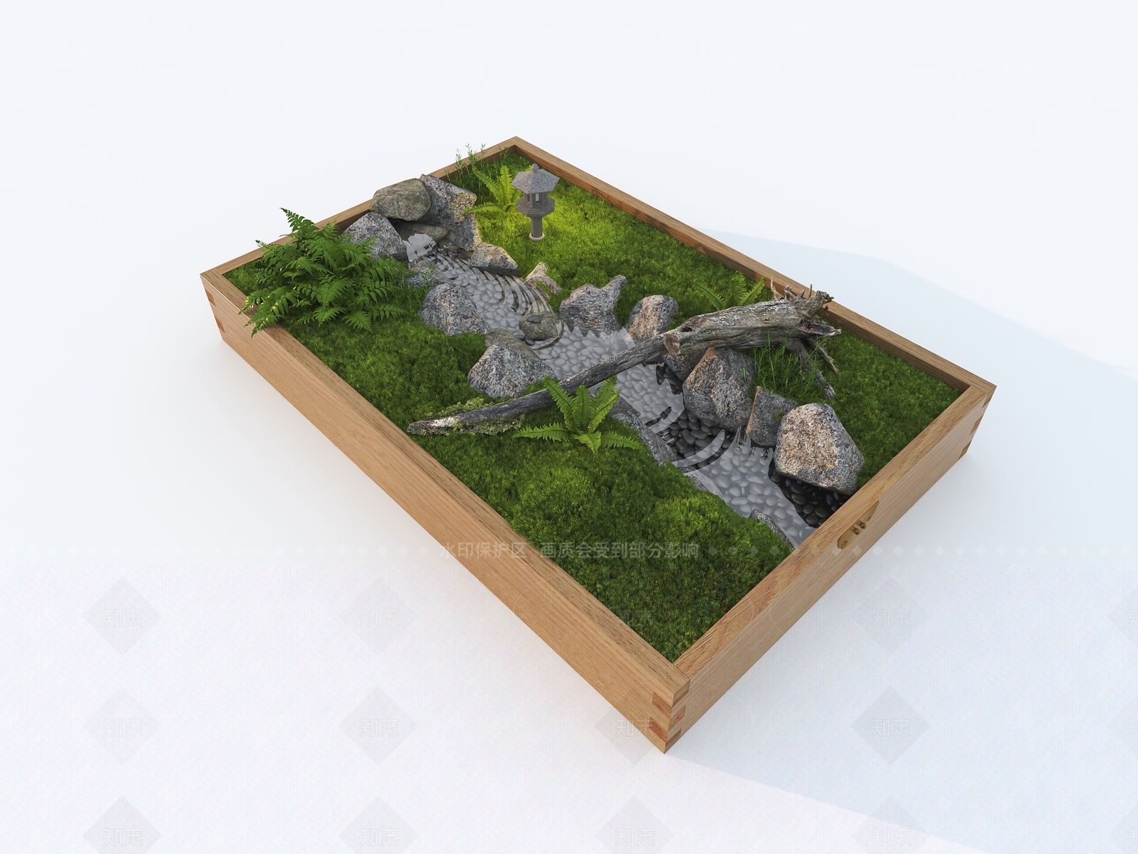 盆栽3D模型下载【ID:1205746707】